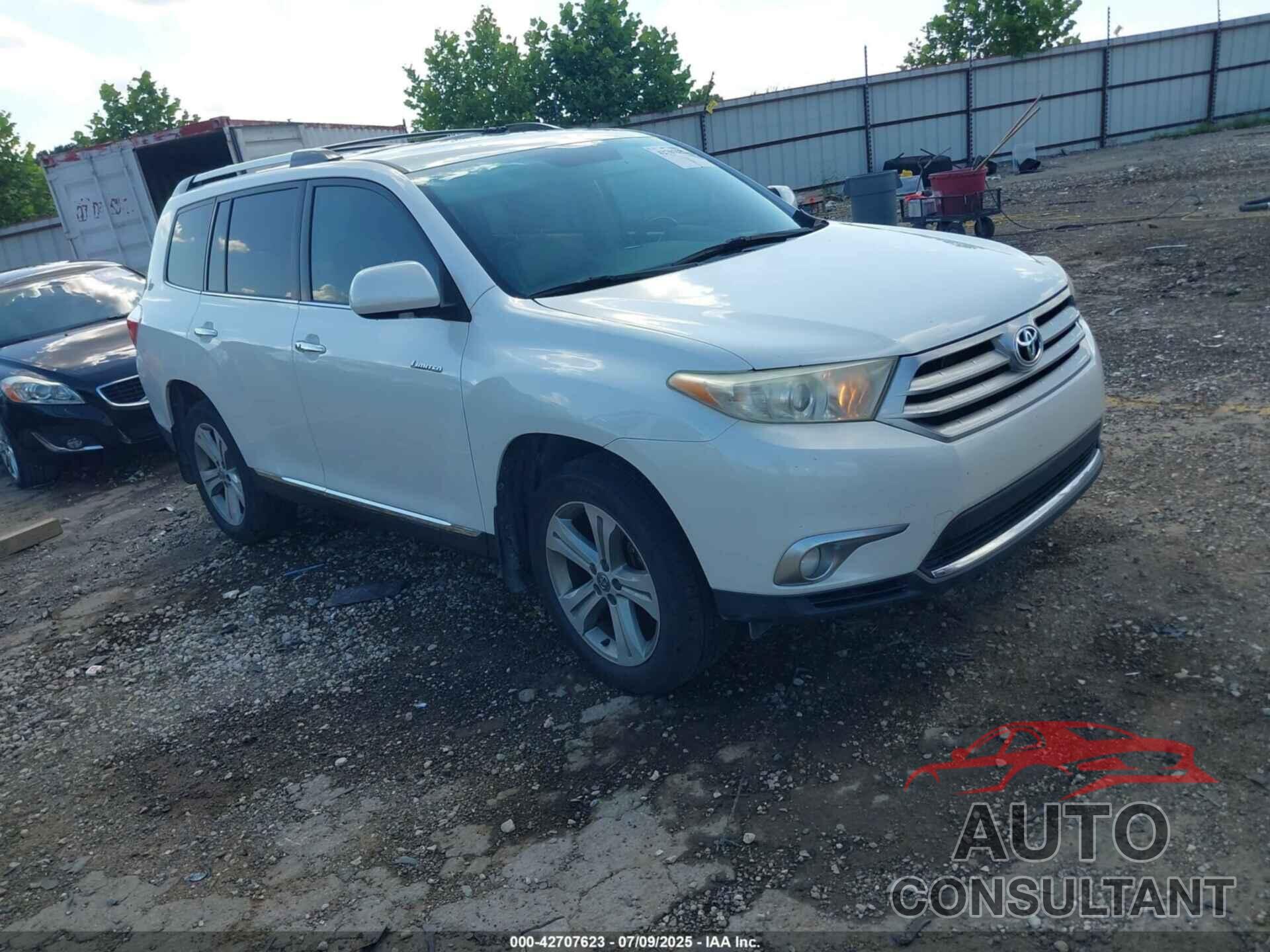 TOYOTA HIGHLANDER 2011 - 5TDYK3EH5BS039308