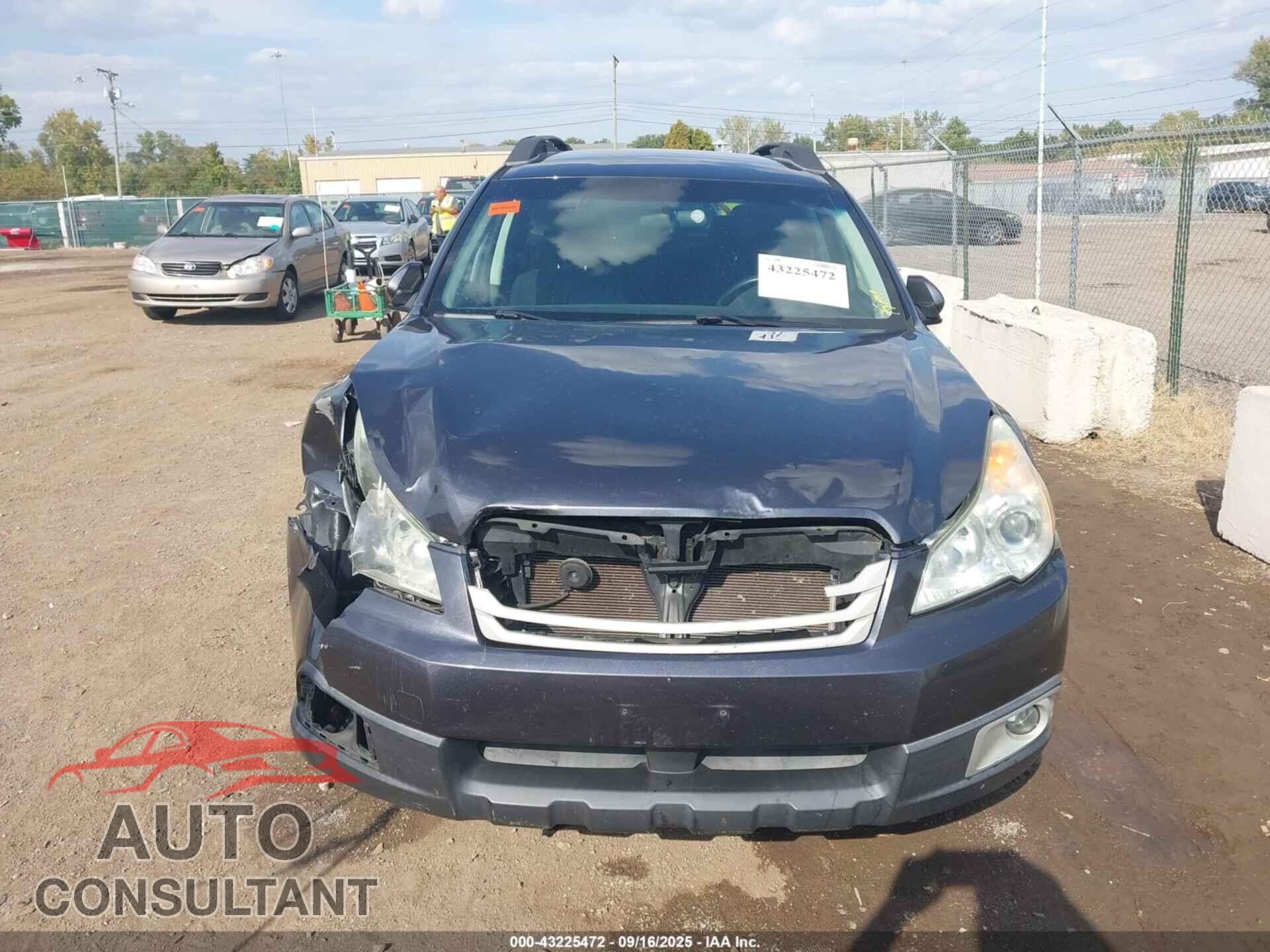 SUBARU OUTBACK 2011 - 4S4BRCCC8B3377128