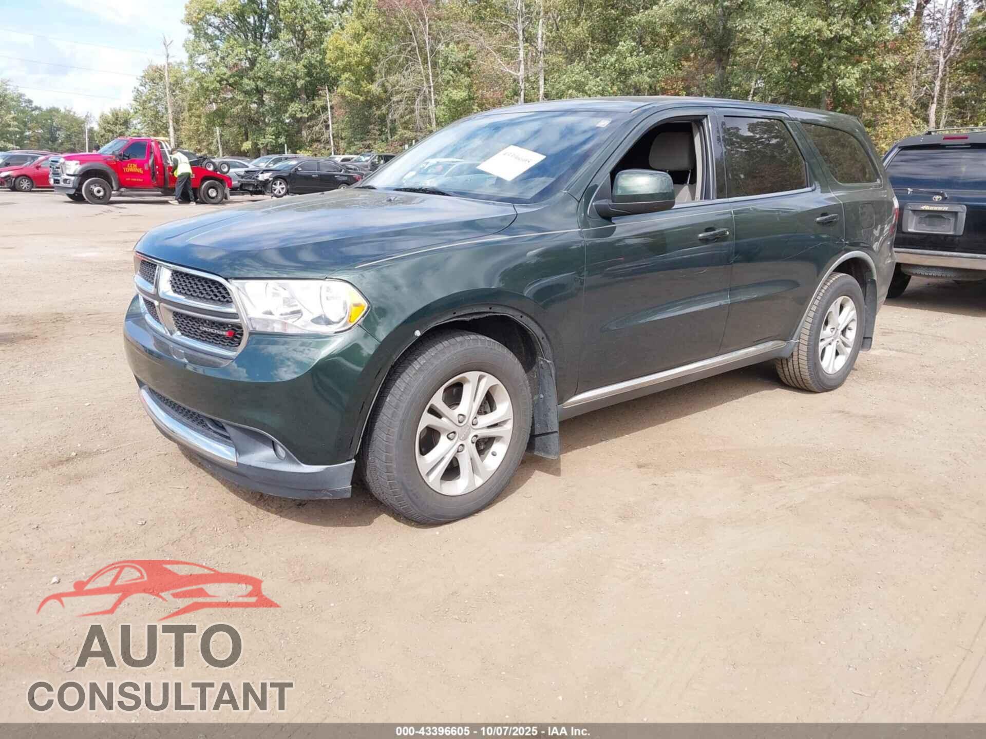 DODGE DURANGO 2011 - 1D4RD2GG8BC645266