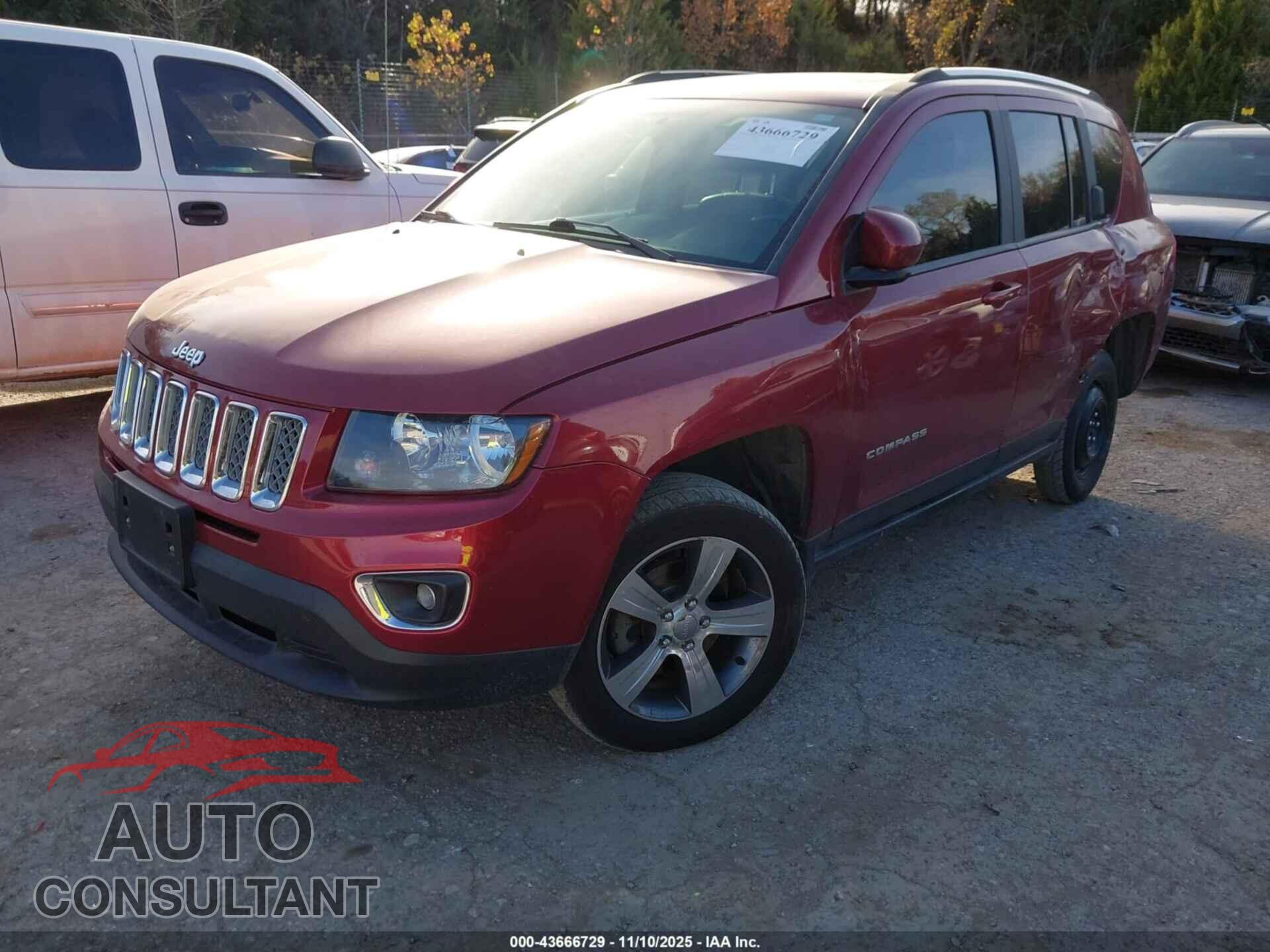 JEEP COMPASS 2017 - 1C4NJCEB7HD168950