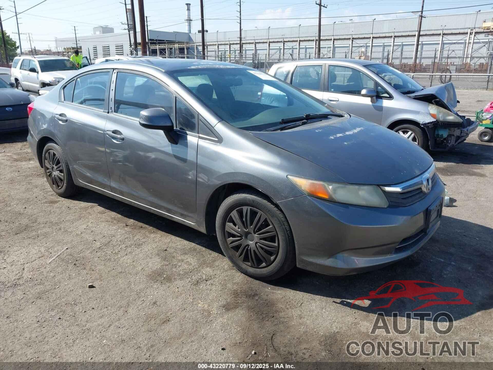 HONDA CIVIC 2012 - 19XFB2F56CE370349