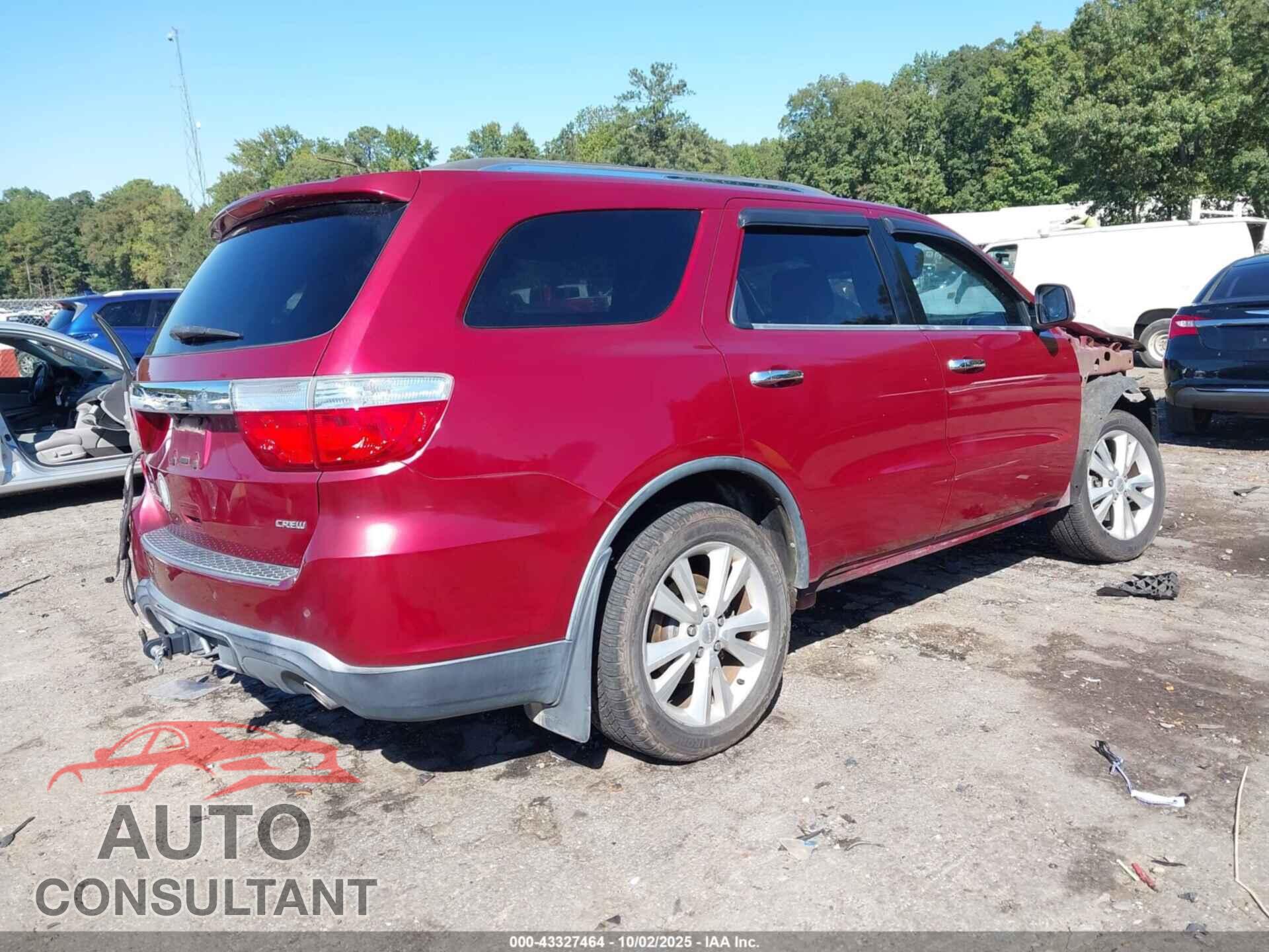 DODGE DURANGO 2013 - 1C4SDHDT9DC605820