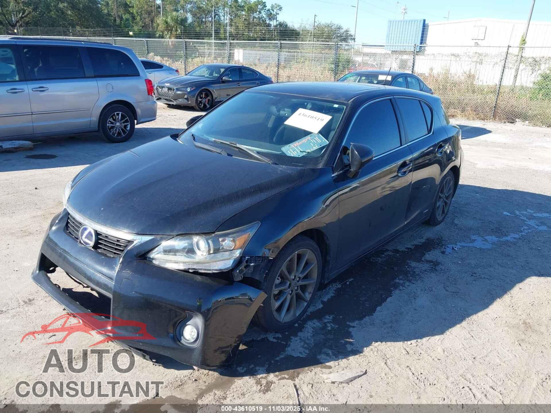 LEXUS CT 200H 2013 - JTHKD5BH4D2153566