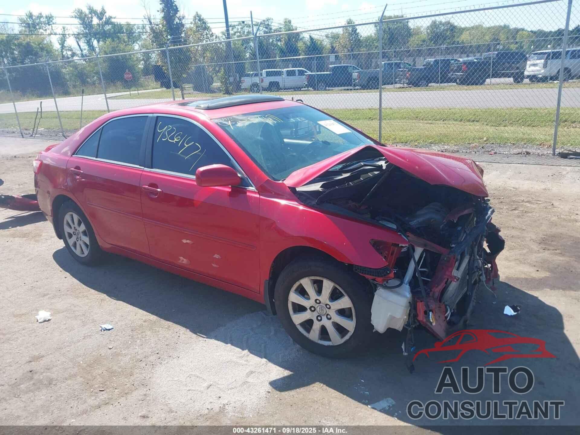 TOYOTA CAMRY 2009 - 4T1BE46K79U273657