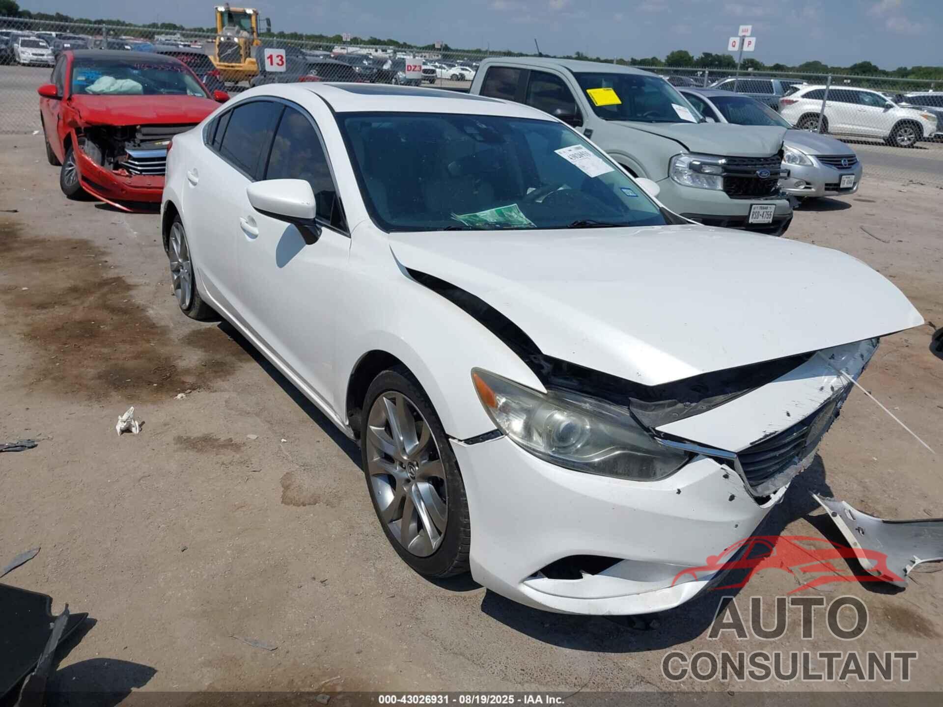MAZDA MAZDA6 2014 - JM1GJ1W53E1100213