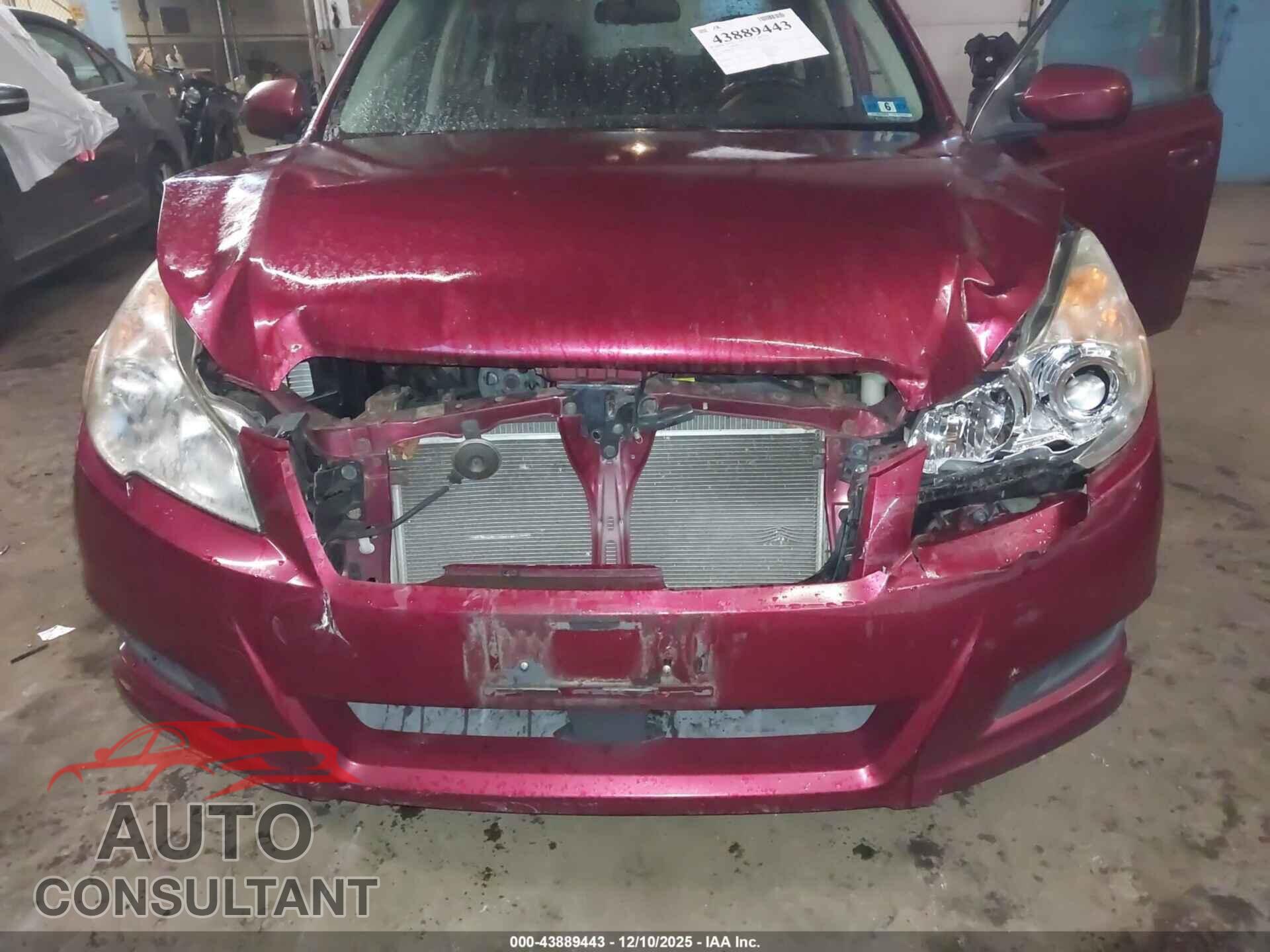 SUBARU LEGACY 2012 - 4S3BMBB64C3028591