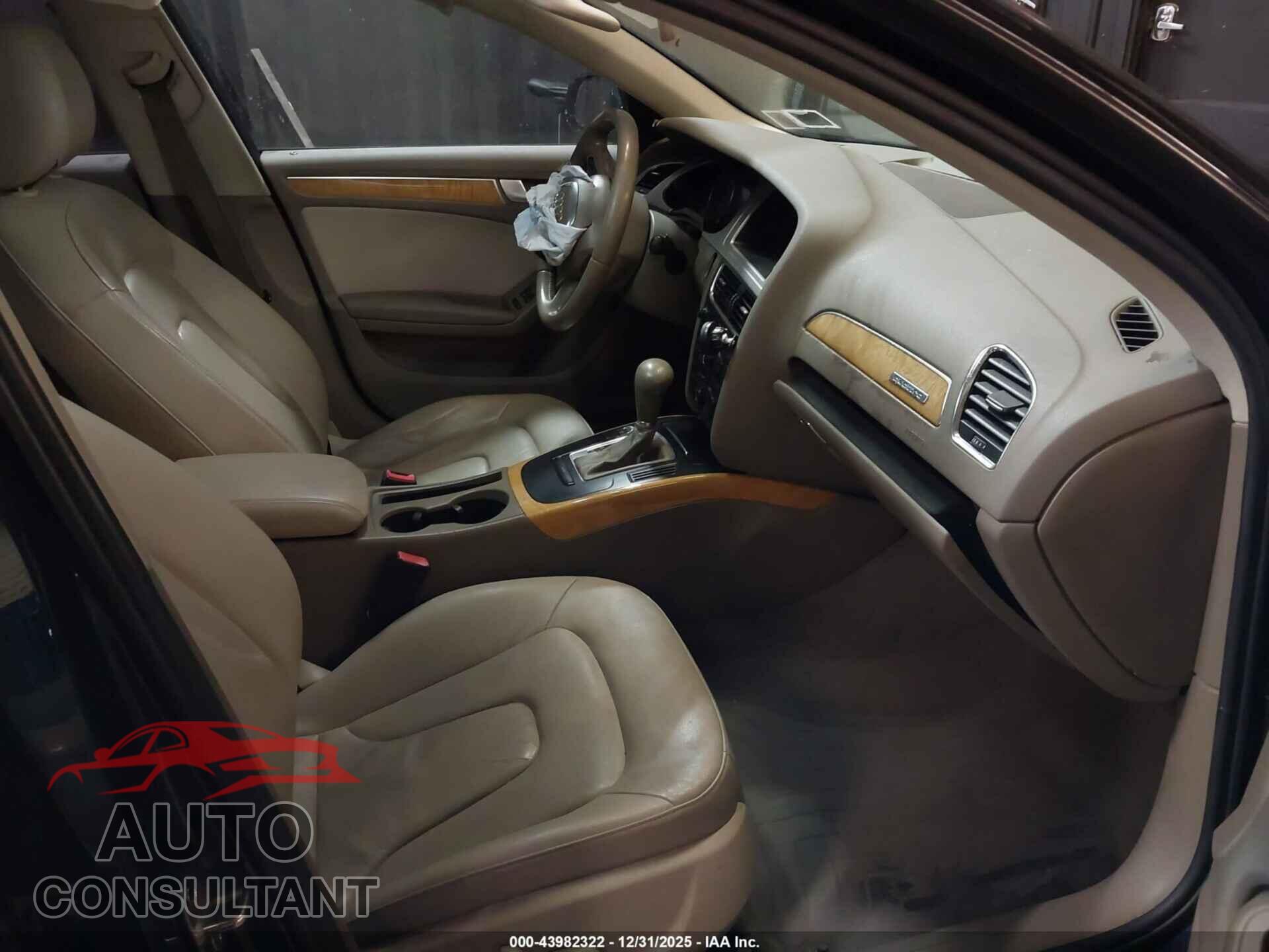 AUDI A4 2010 - WAUSFAFLXAA176027