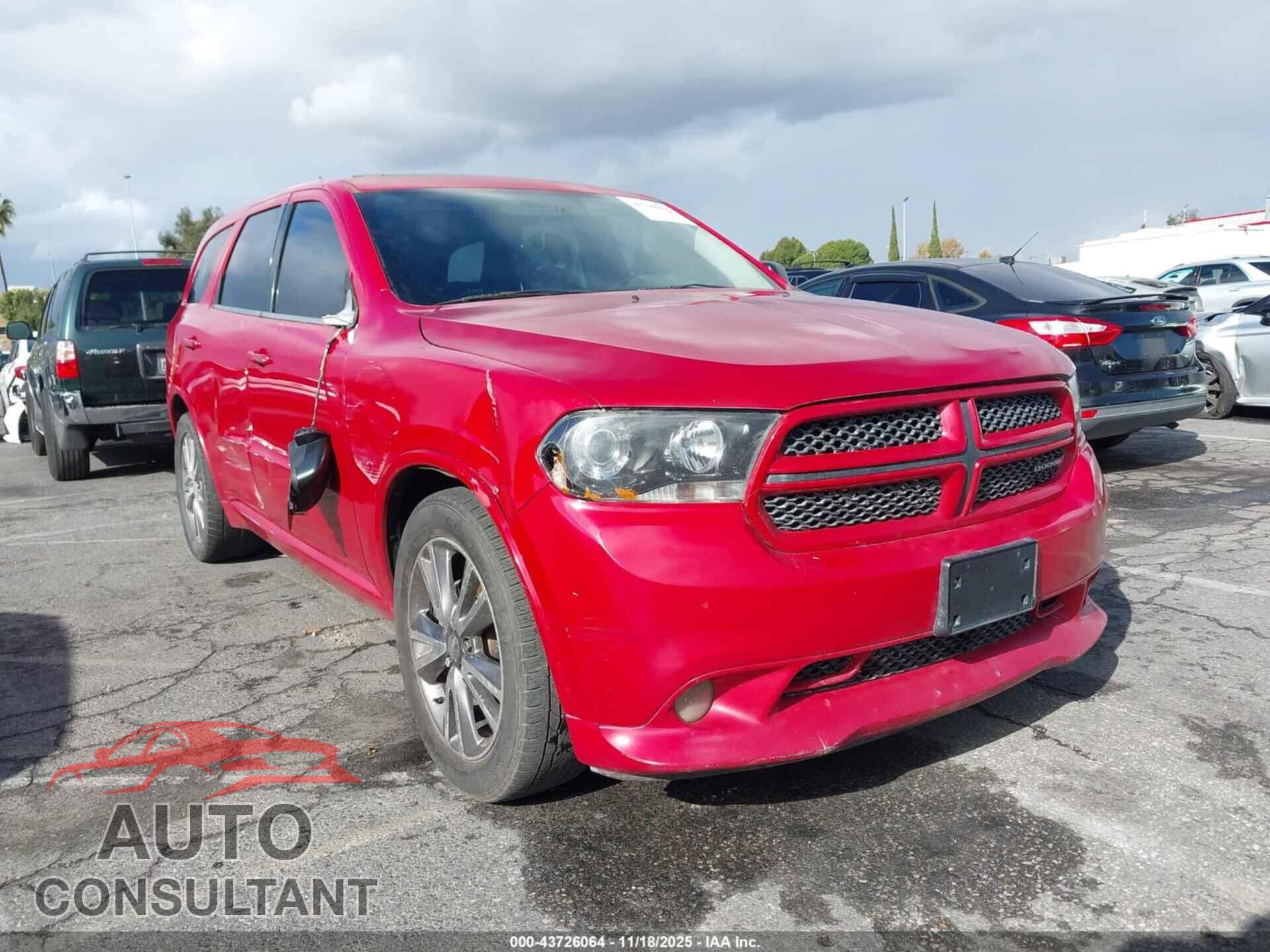 DODGE DURANGO 2013 - 1C4SDJCT6DC674327