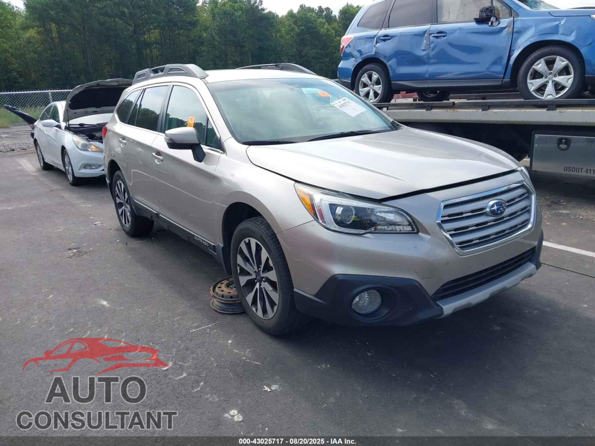 SUBARU OUTBACK 2015 - 4S4BSBJC9F3347644