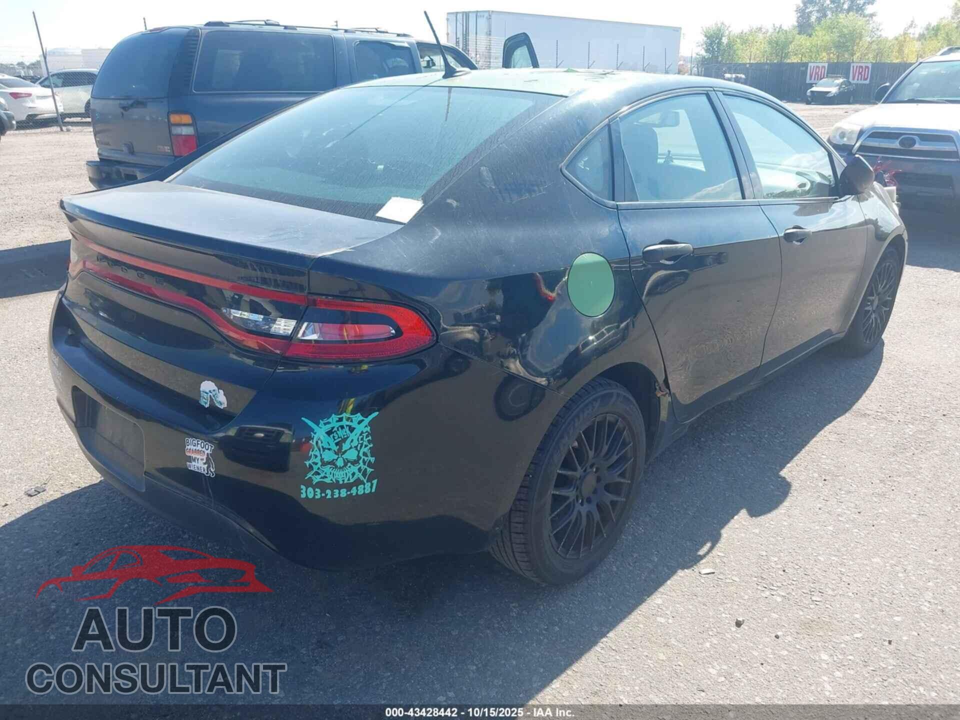 DODGE DART 2013 - 1C3CDFAA8DD329818