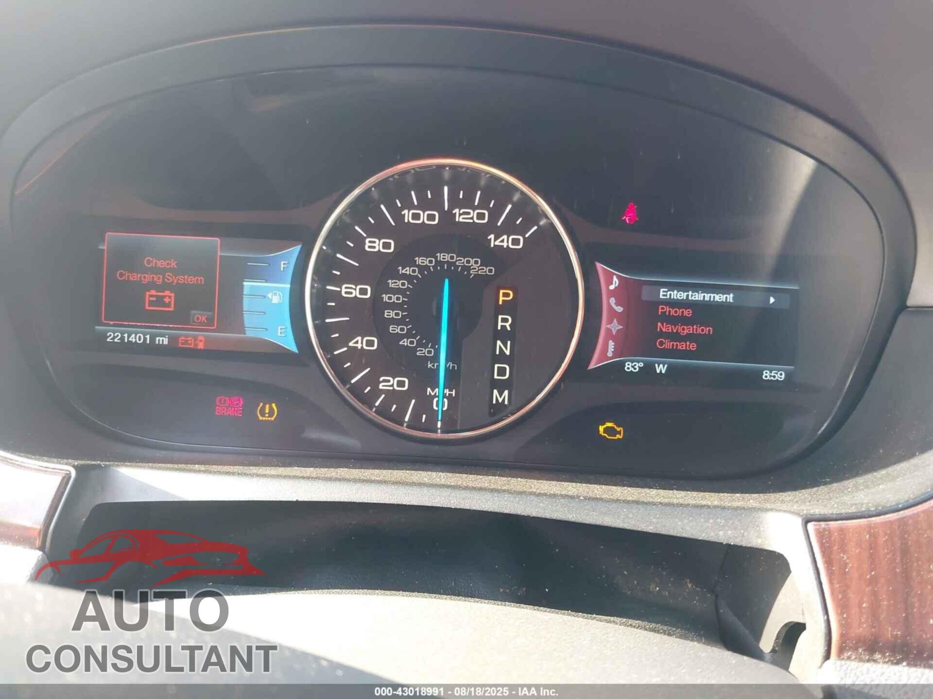 FORD EDGE 2012 - 2FMDK3KC6CBA33765