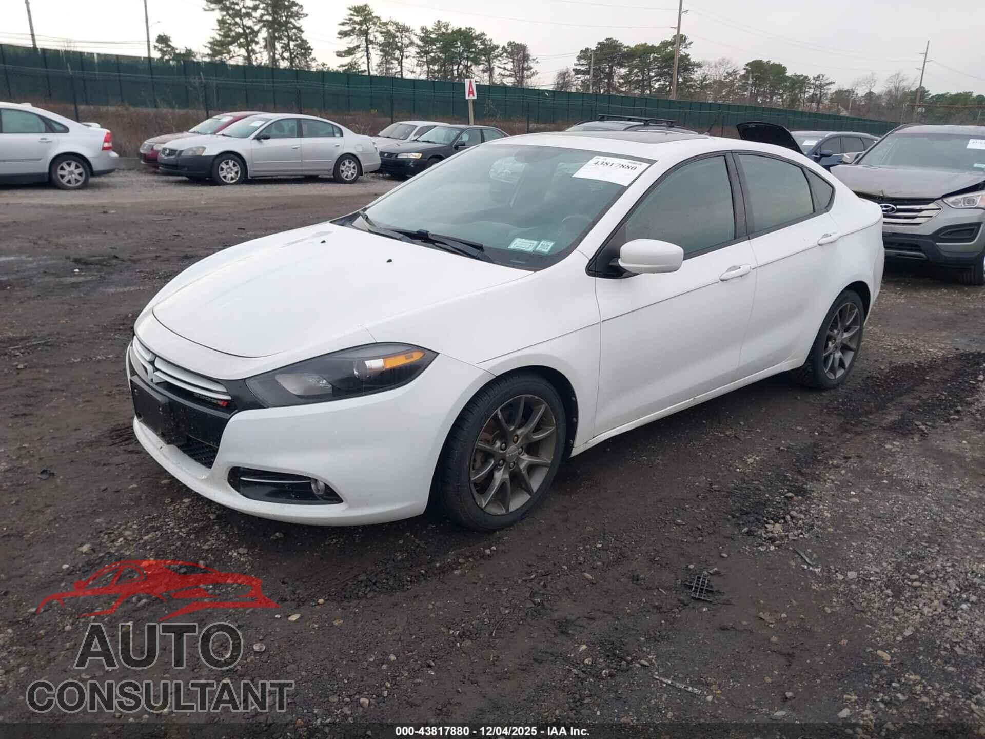 DODGE DART 2013 - 1C3CDFBA0DD176334