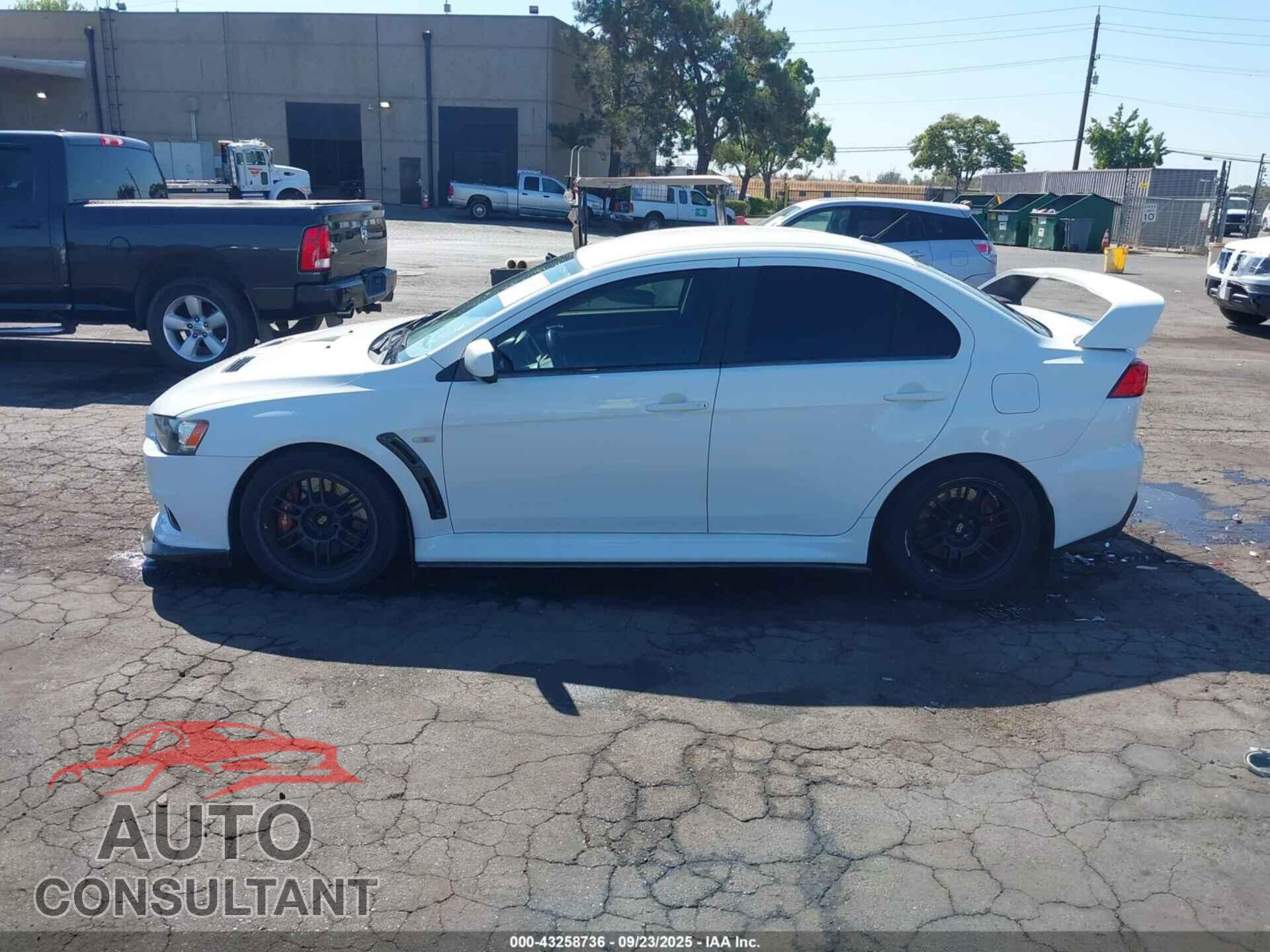 MITSUBISHI LANCER EVOLUTION 2011 - JA32W8FV3BU046554