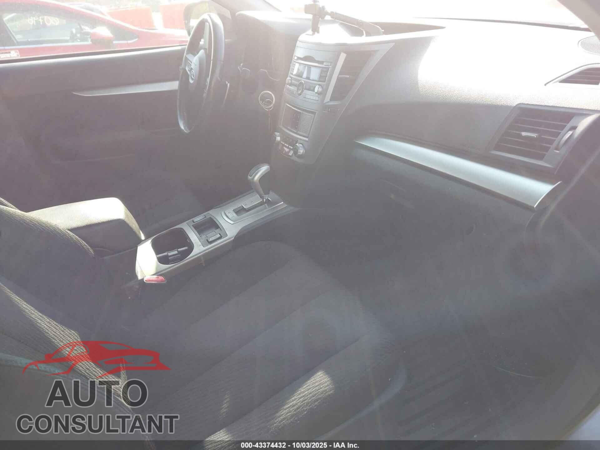 SUBARU OUTBACK 2011 - 4S4BRCCC7B3335954