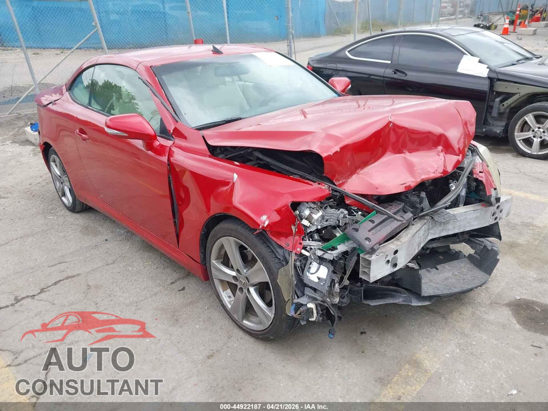 LEXUS IS 250C 2012 - JTHFF2C26C2525590