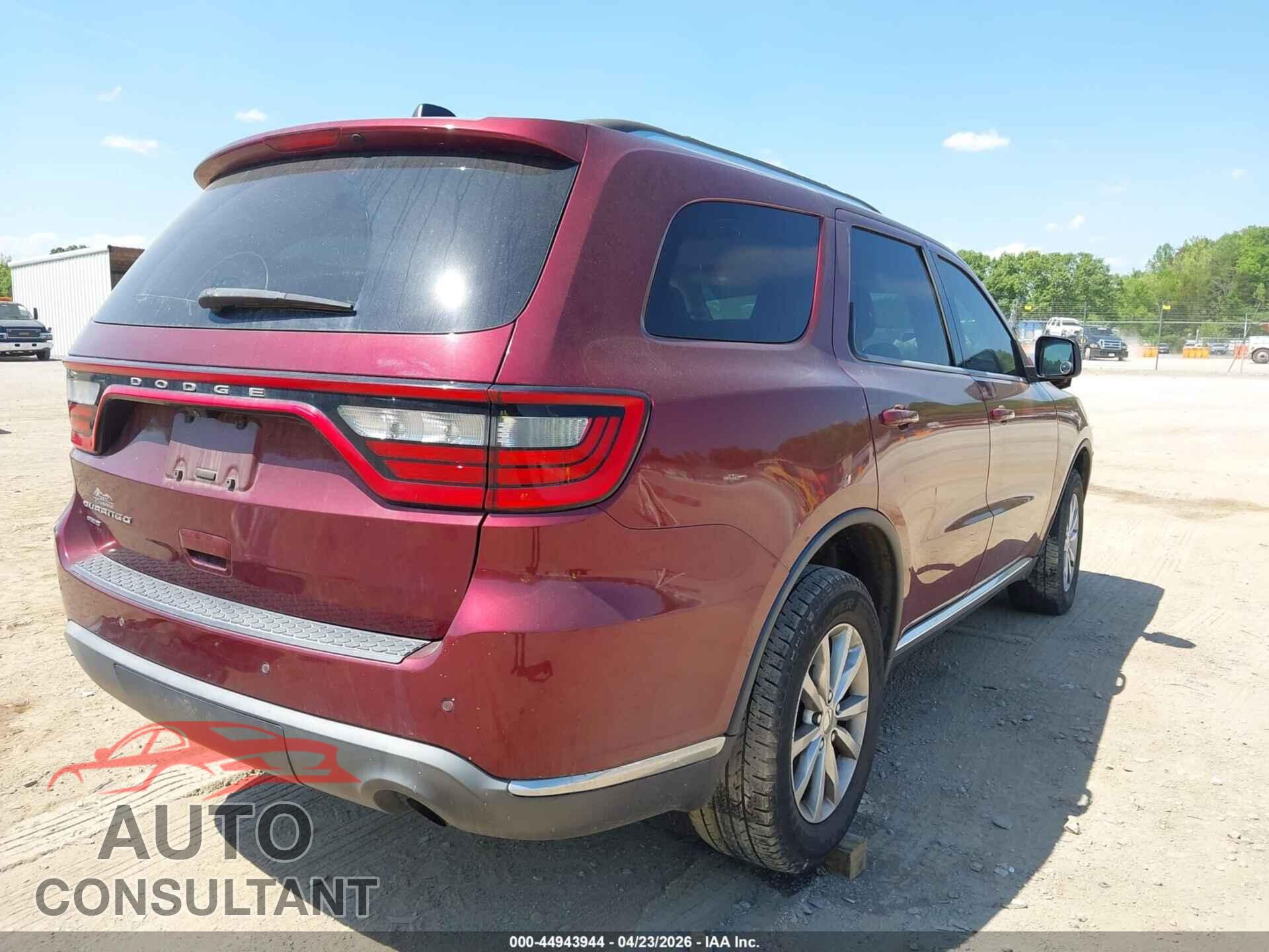 DODGE DURANGO 2017 - 1C4RDJAG1HC759764