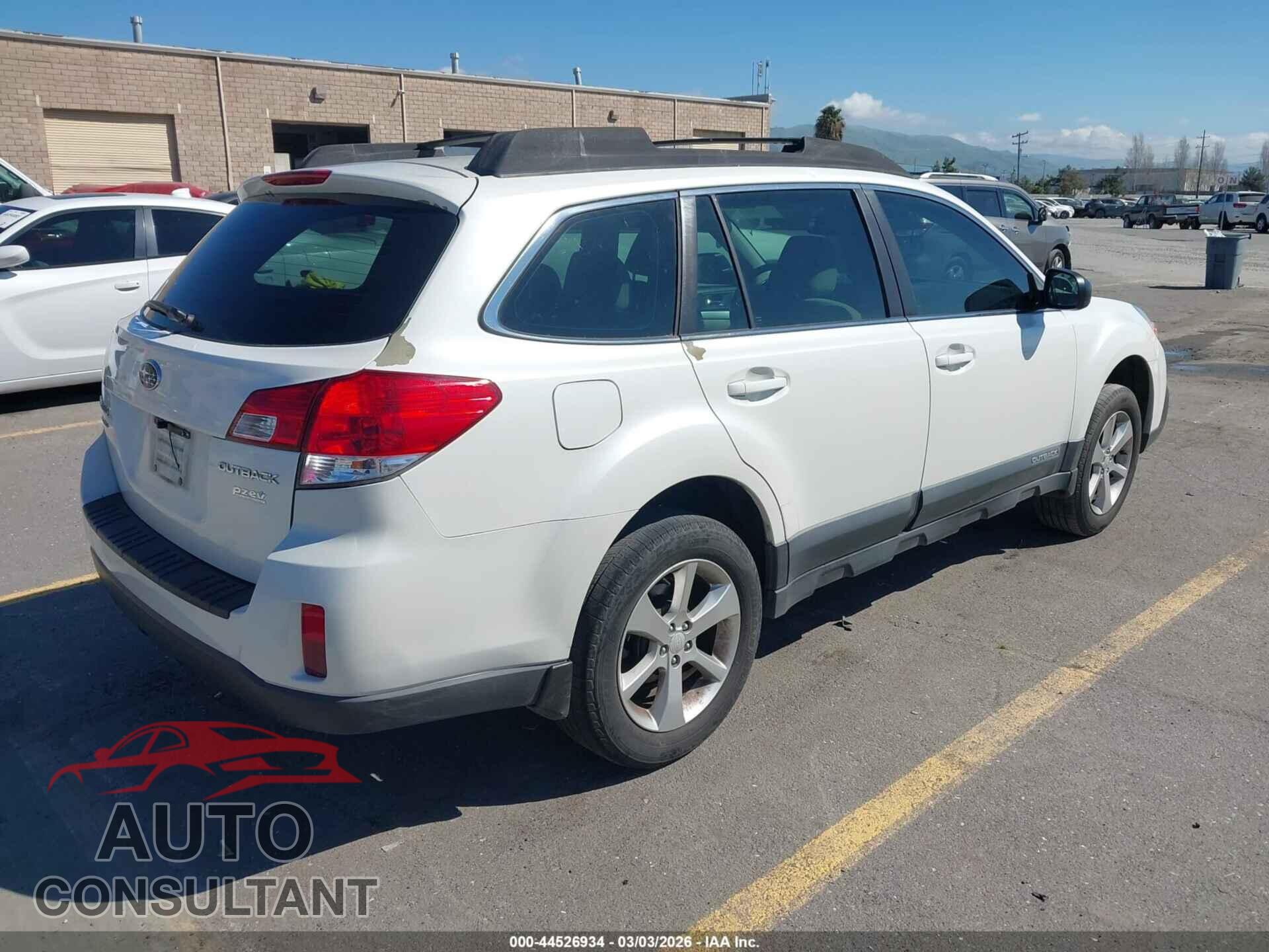 SUBARU OUTBACK 2014 - 4S4BRBAC4E3205986