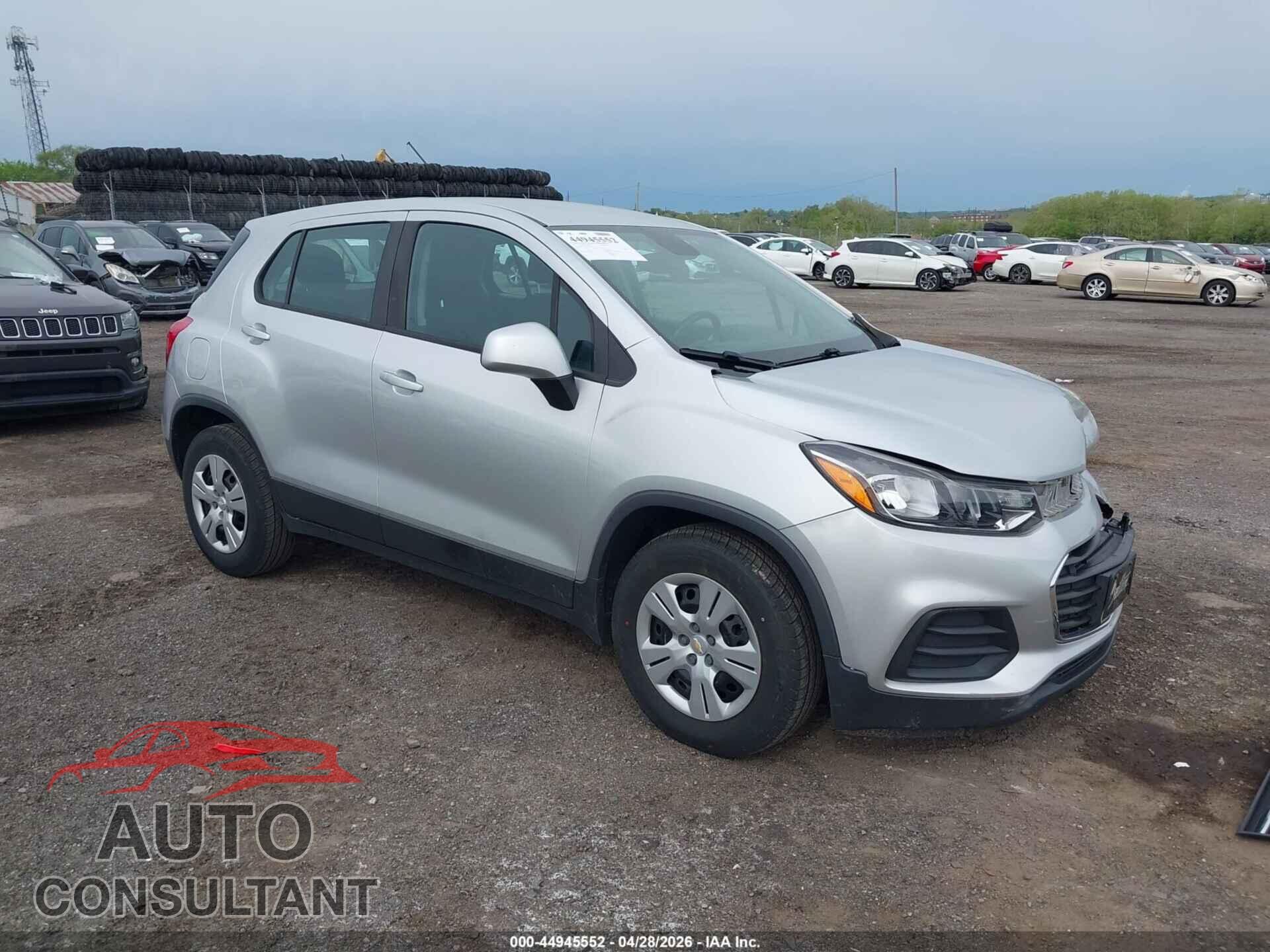 CHEVROLET TRAX 2017 - 3GNCJKSB3HL283441