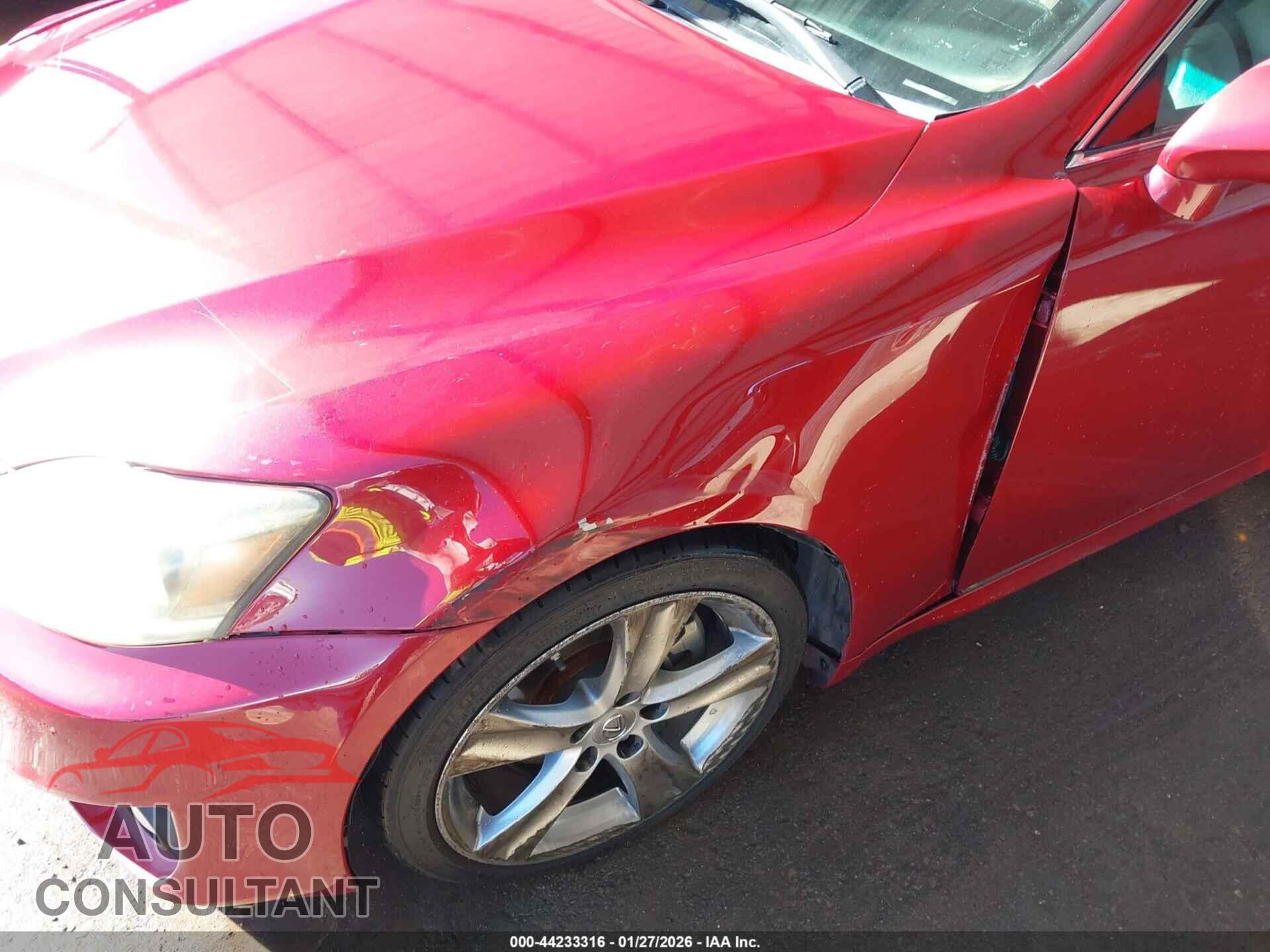 LEXUS IS 250 2011 - JTHBF5C29B5149352