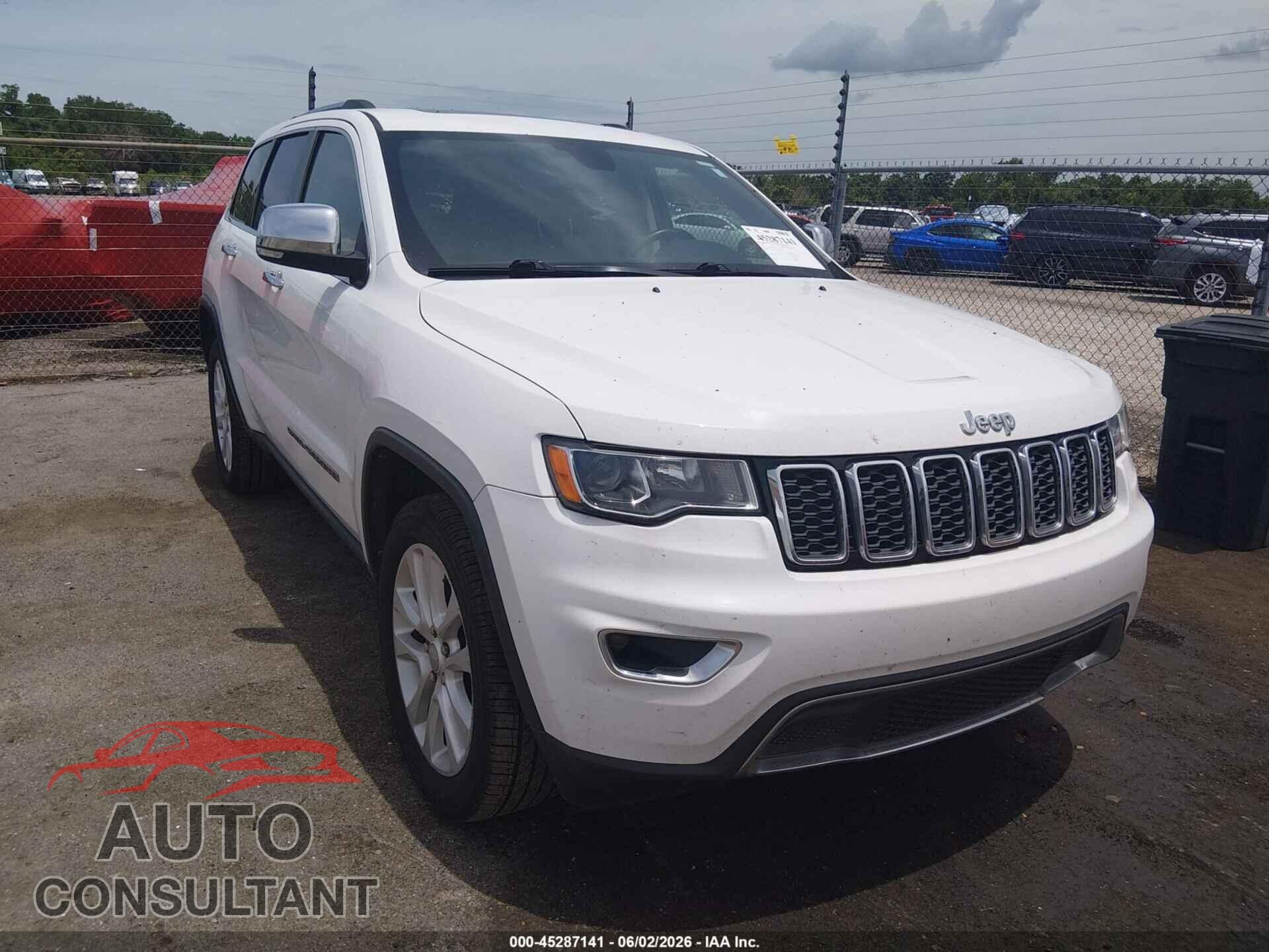 JEEP GRAND CHEROKEE 2017 - 1C4RJEBG2HC708627