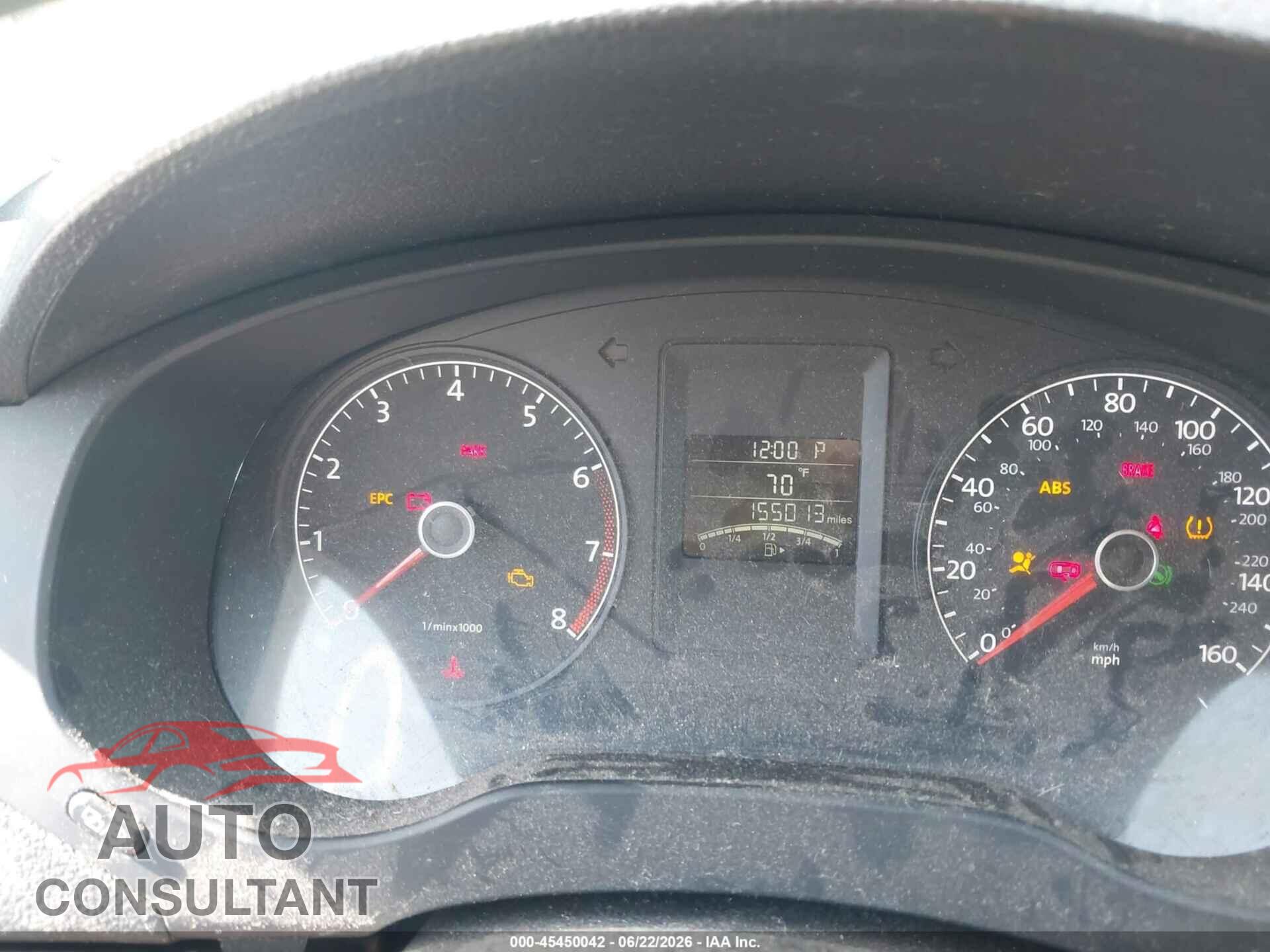 VOLKSWAGEN JETTA 2013 - 3VW2K7AJ4DM218218