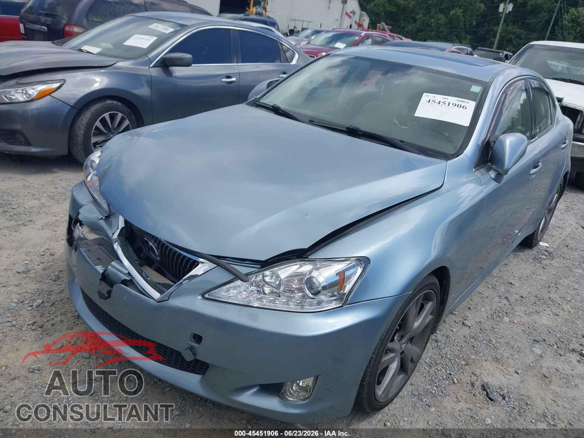 LEXUS IS 250 2010 - JTHBF5C23A5114868