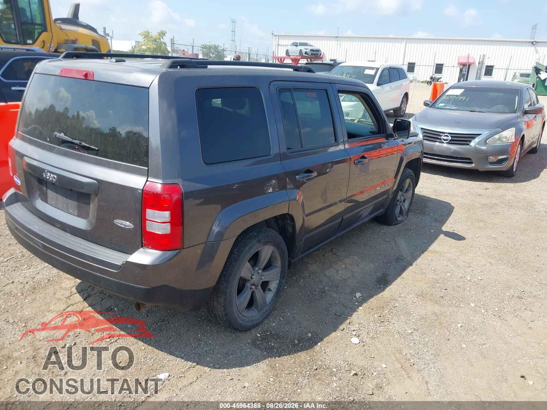 JEEP PATRIOT 2015 - 1C4NJPFA6FD126392