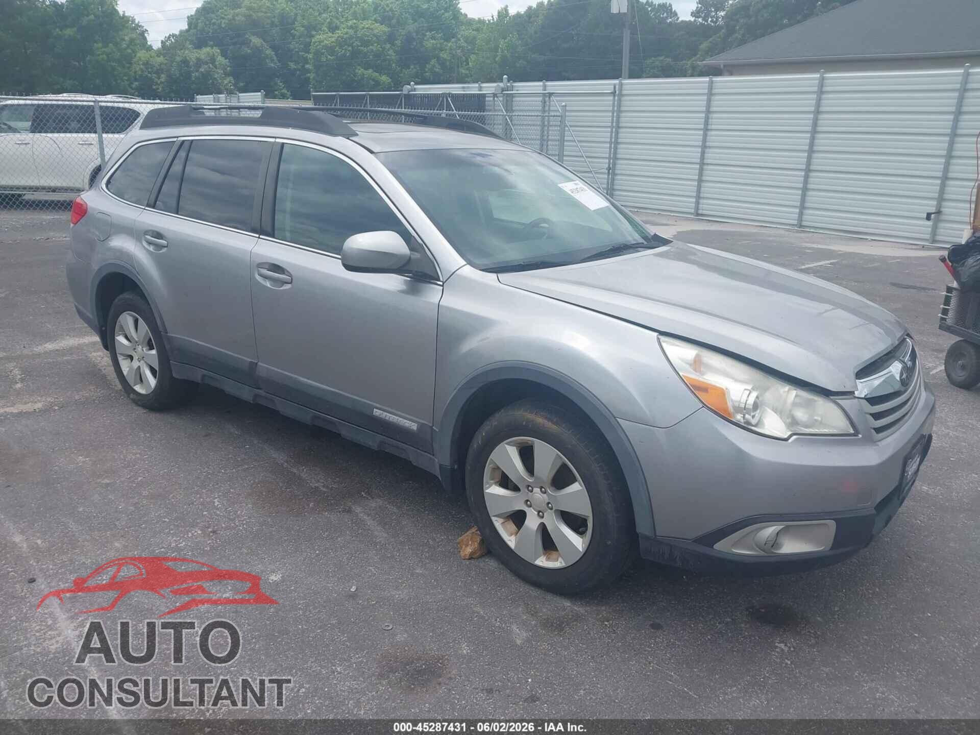 SUBARU OUTBACK 2010 - 4S4BRBGC0A3317783