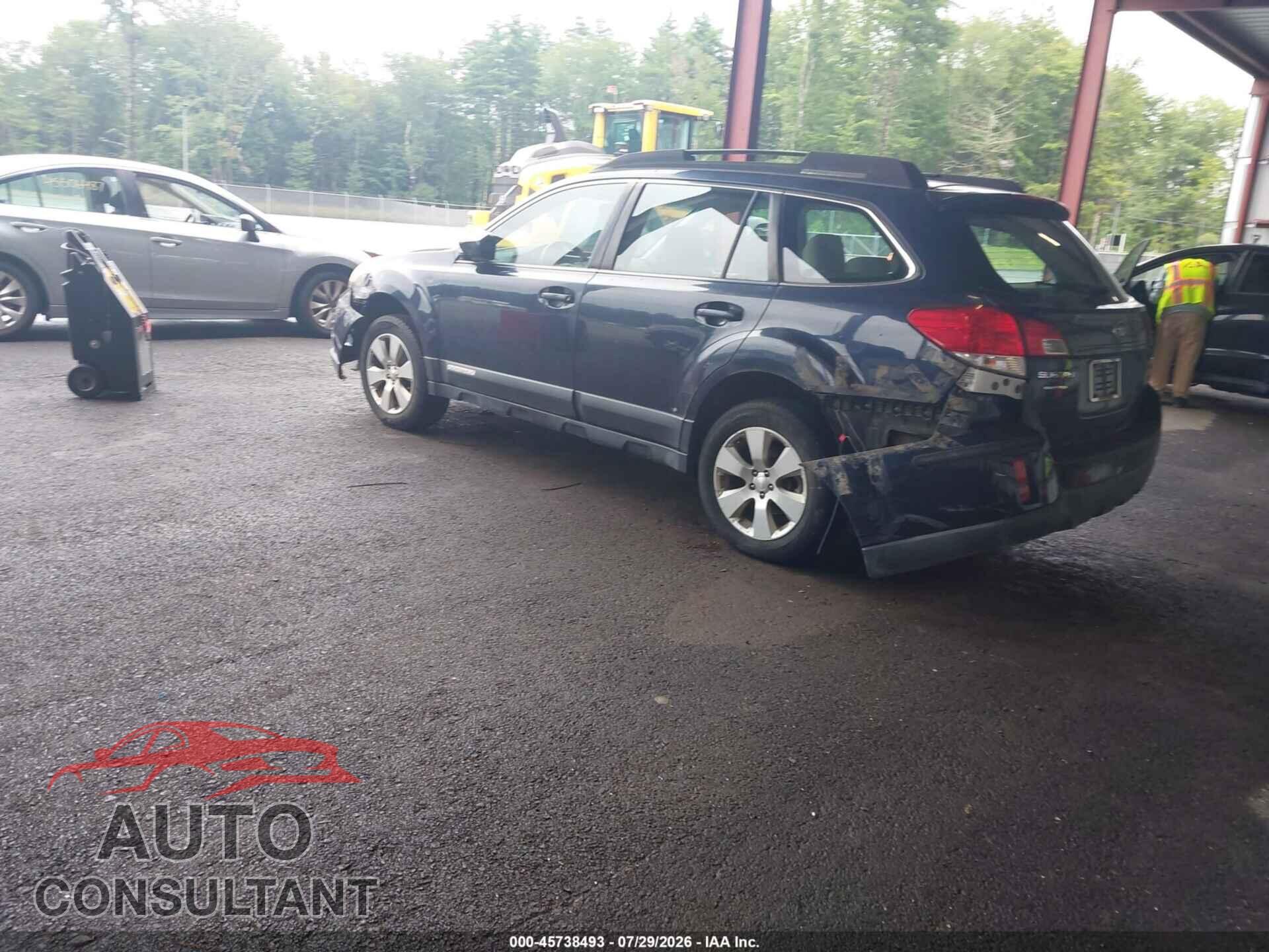 SUBARU OUTBACK 2012 - 4S4BRBAC0C3284280