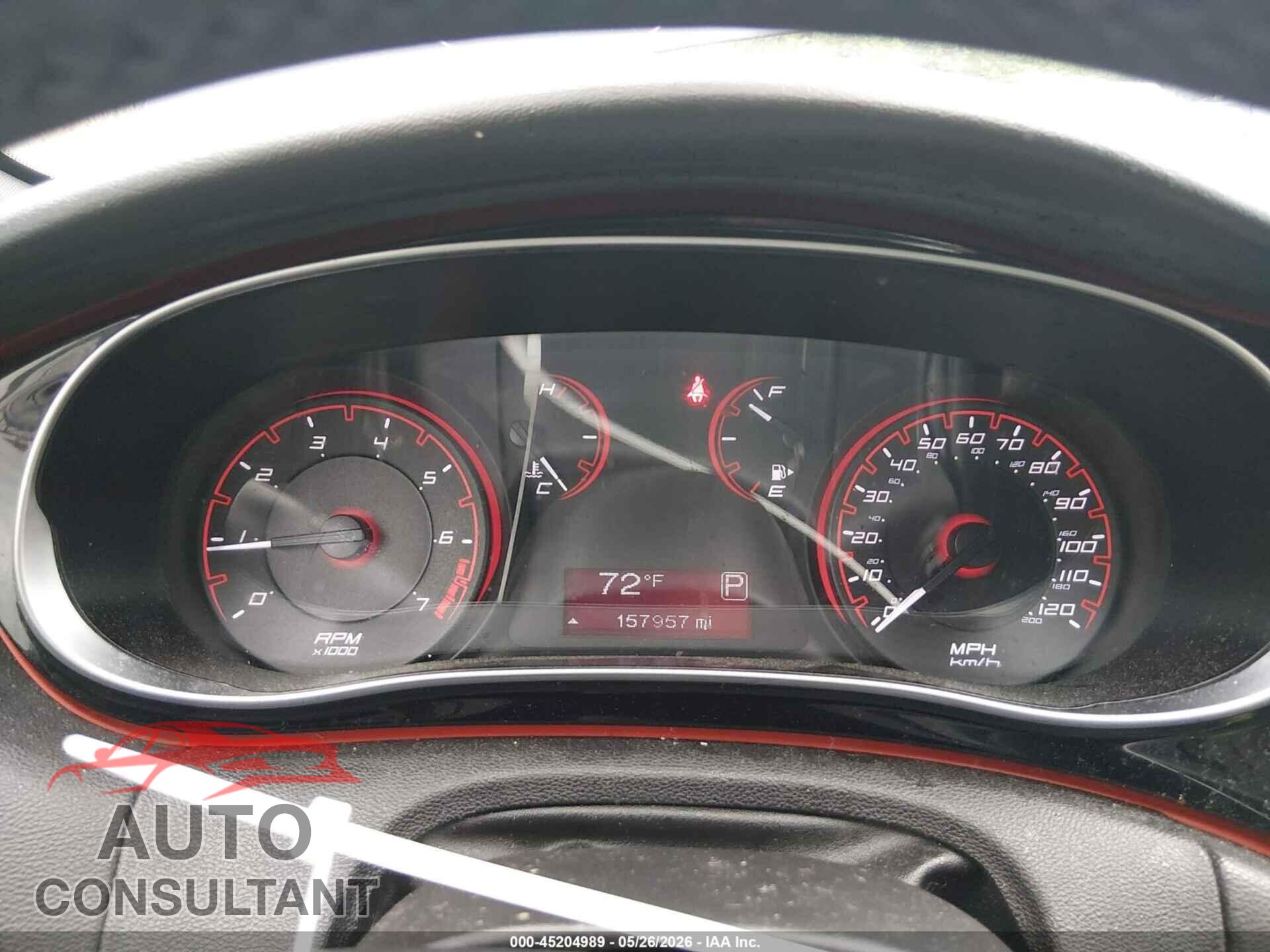 DODGE DART 2015 - 1C3CDFBB7FD144587