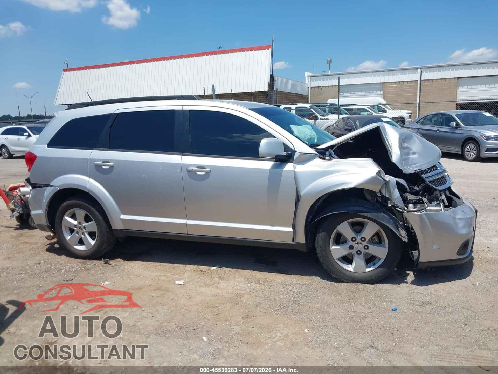 DODGE JOURNEY 2012 - 3C4PDCBG7CT190871