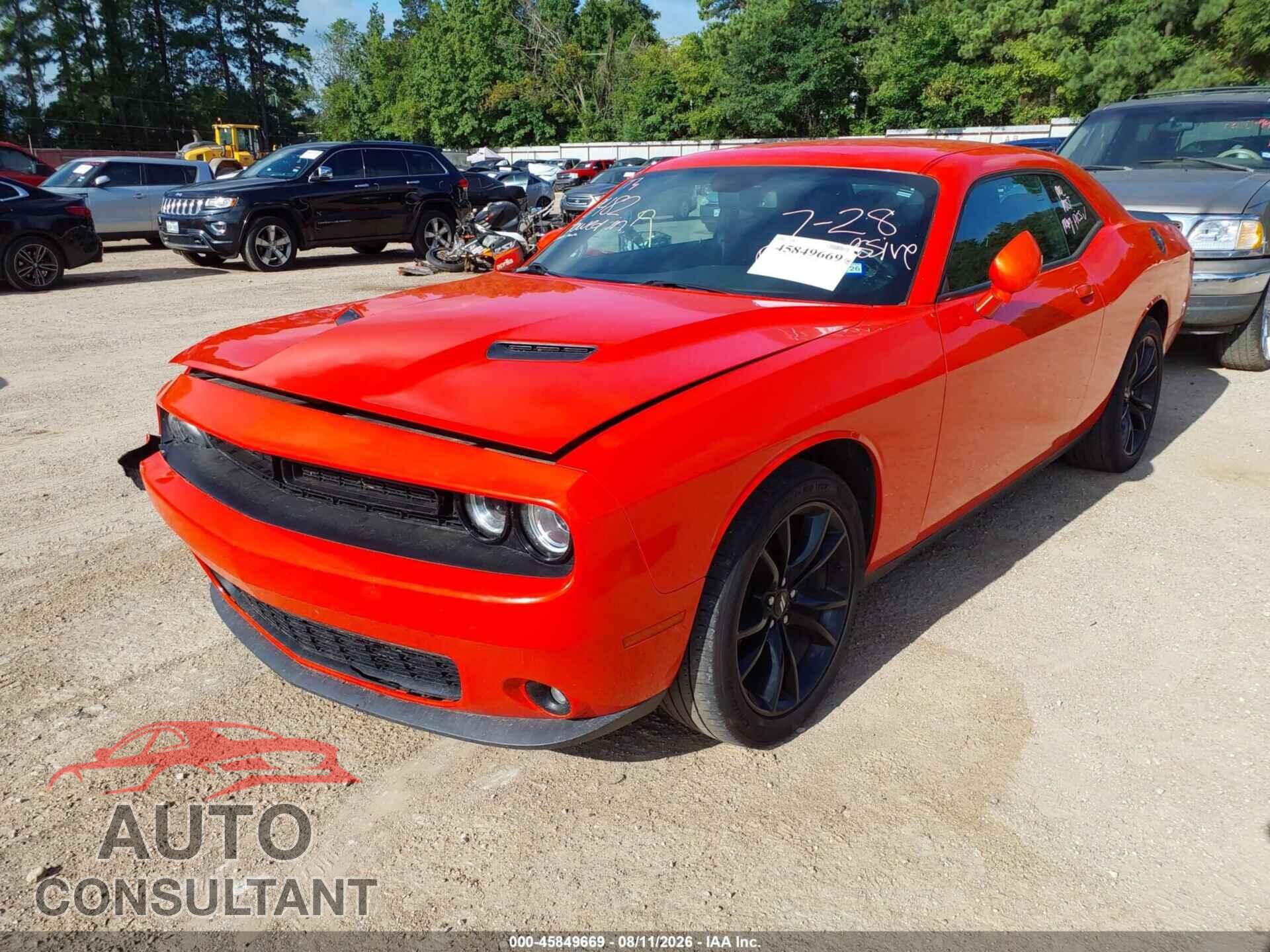 DODGE CHALLENGER 2017 - 2C3CDZAG3HH502403