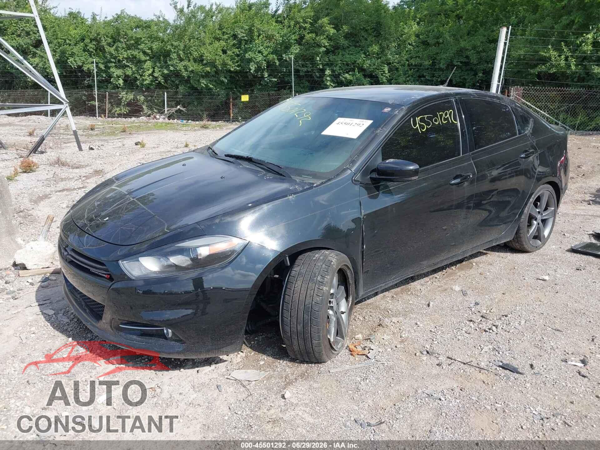 DODGE DART 2014 - 1C3CDFEB1ED921131