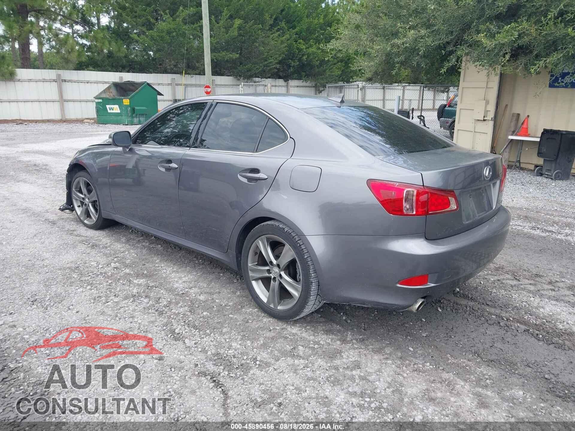 LEXUS IS 250 2012 - JTHBF5C29C5157579
