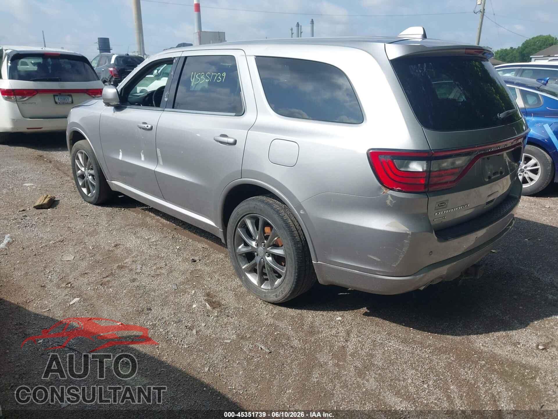 DODGE DURANGO 2017 - 1C4RDJDG5HC652423