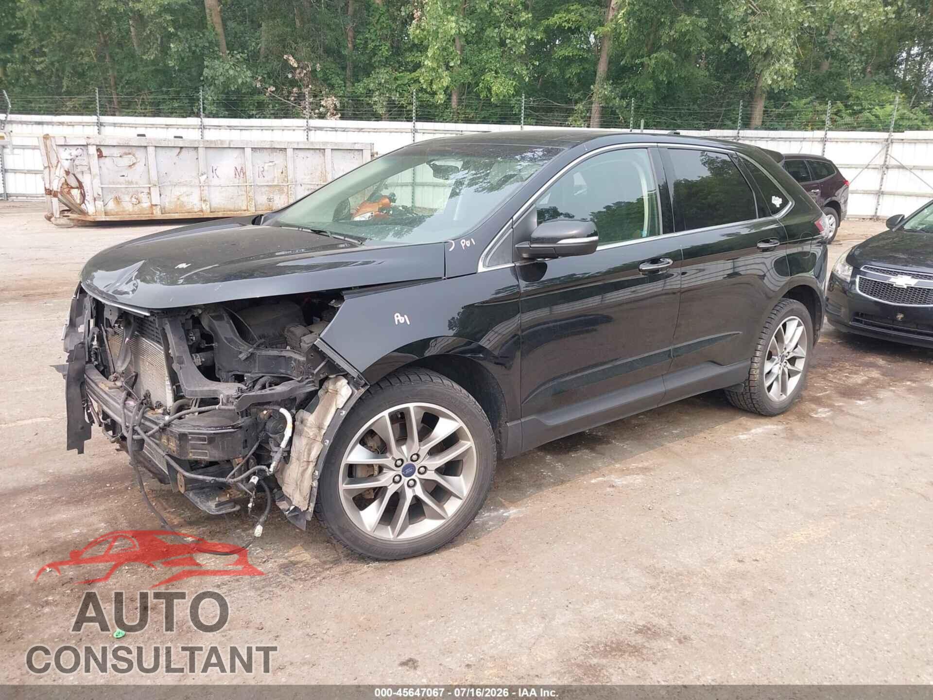 FORD EDGE 2017 - 2FMPK4K81HBB87337