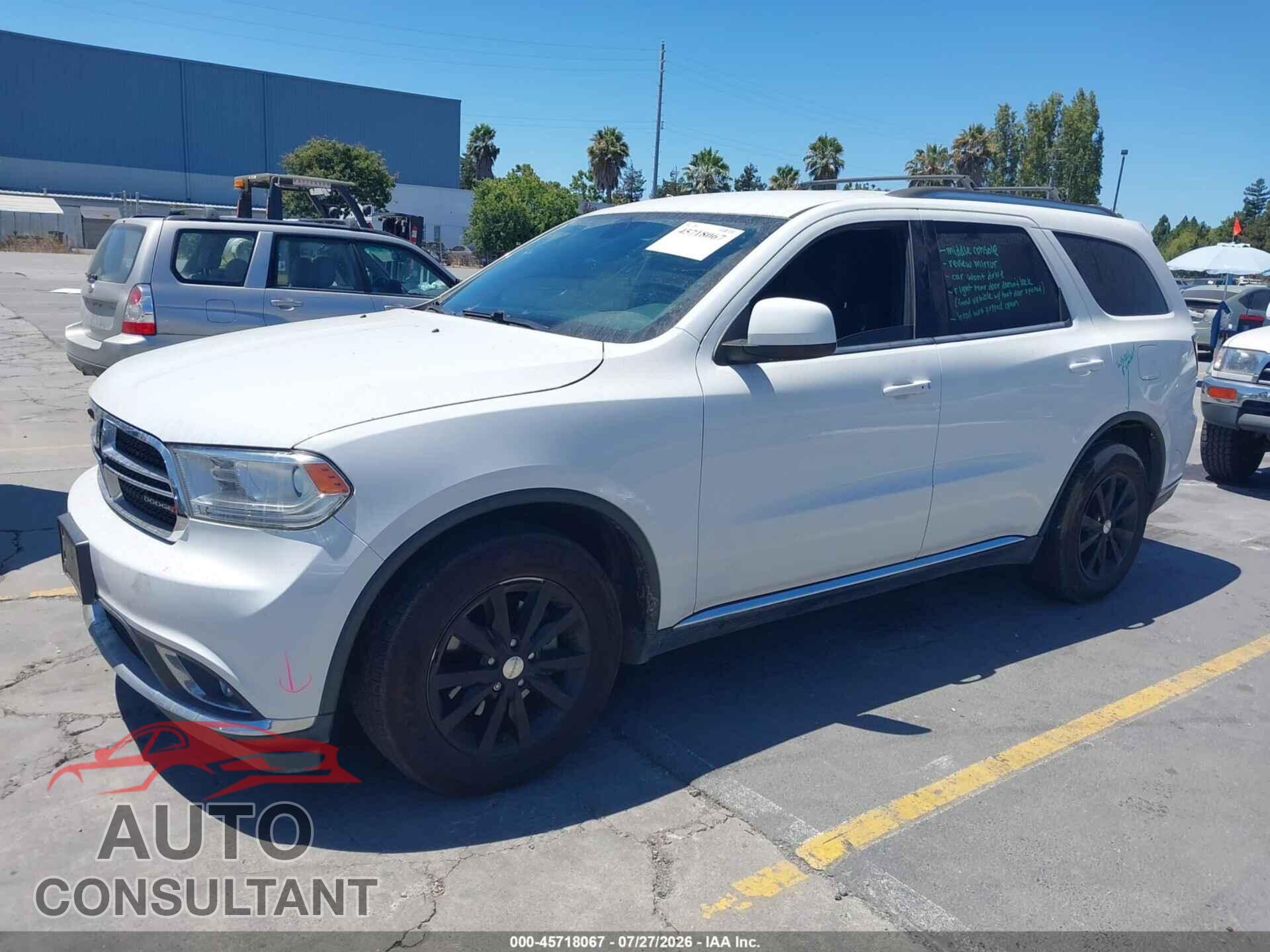 DODGE DURANGO 2016 - 1C4RDHAG4GC459675