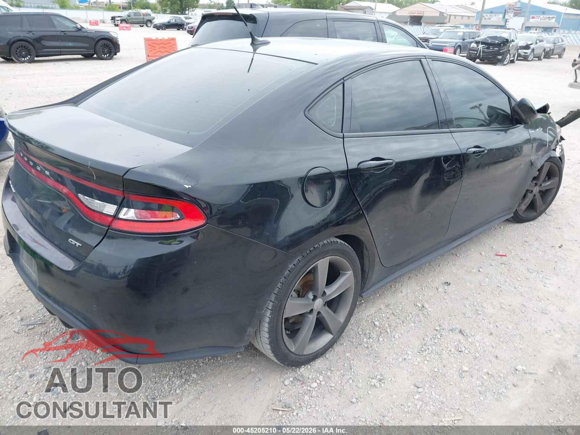 DODGE DART 2015 - 1C3CDFEB7FD144570