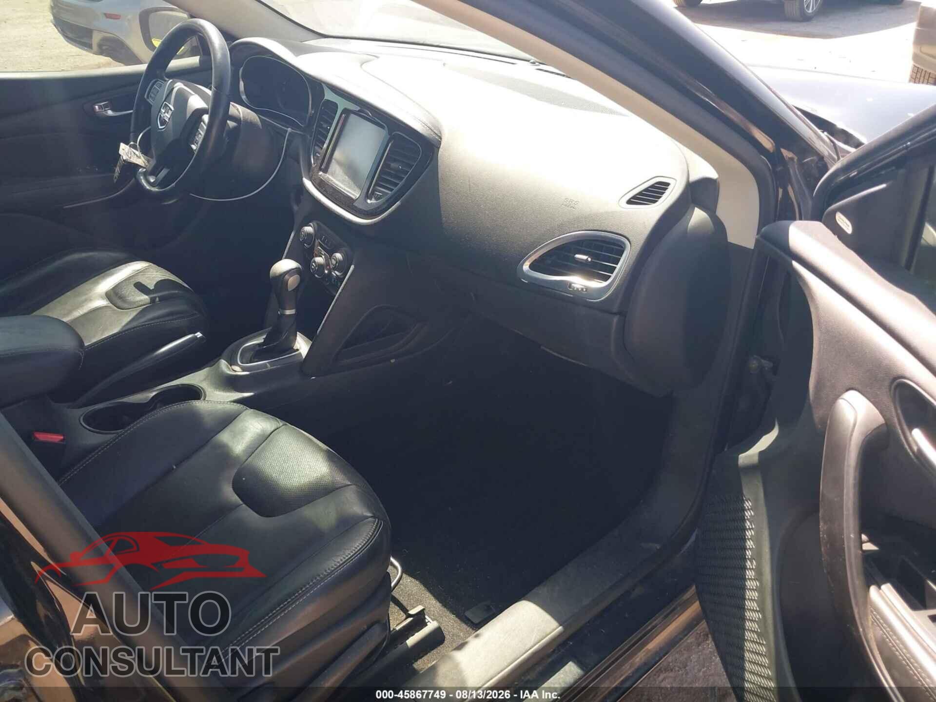 DODGE DART 2014 - 1C3CDFCB2ED681316