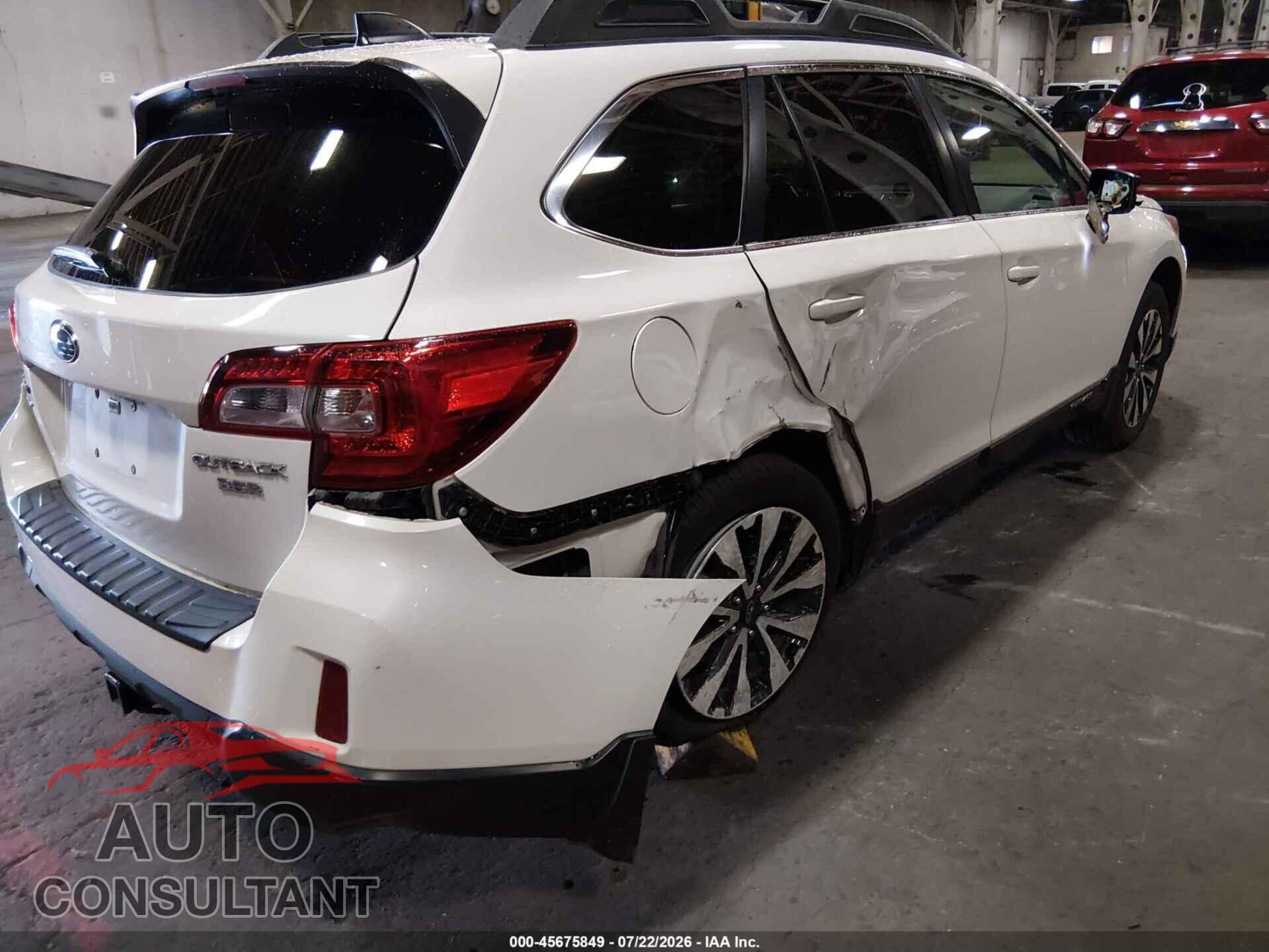 SUBARU OUTBACK 2016 - 4S4BSENC4G3237095