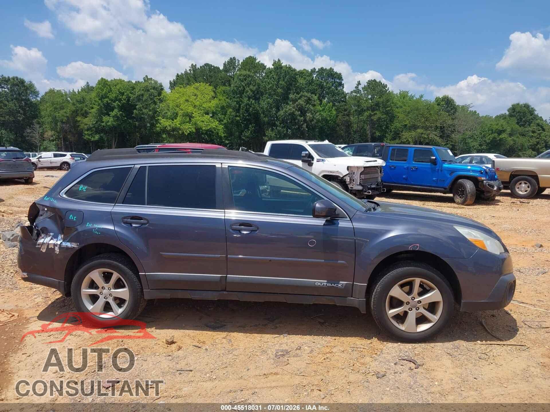SUBARU OUTBACK 2014 - 4S4BRBCC4E3292902
