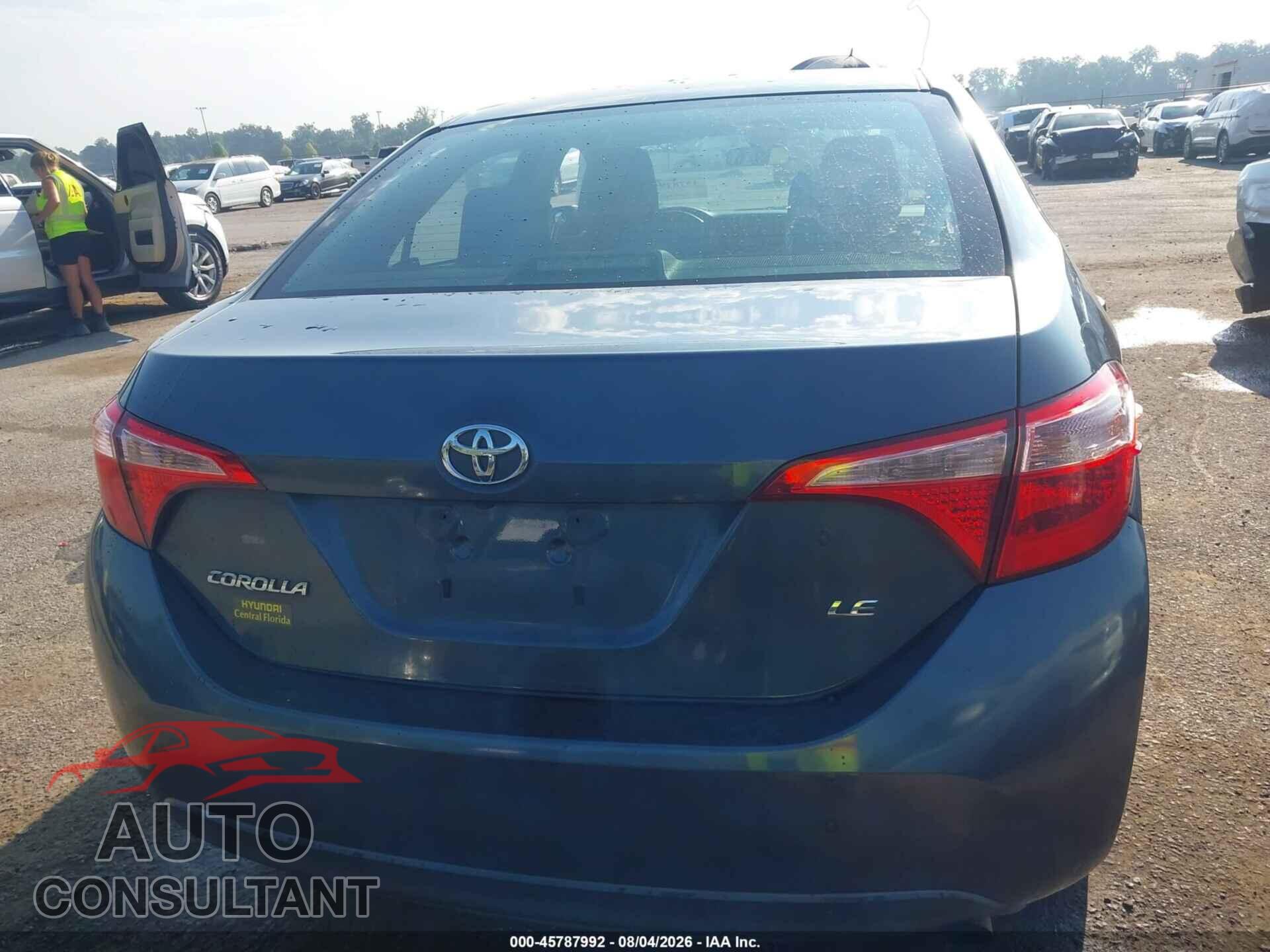TOYOTA COROLLA 2017 - 2T1BURHEXHC829029