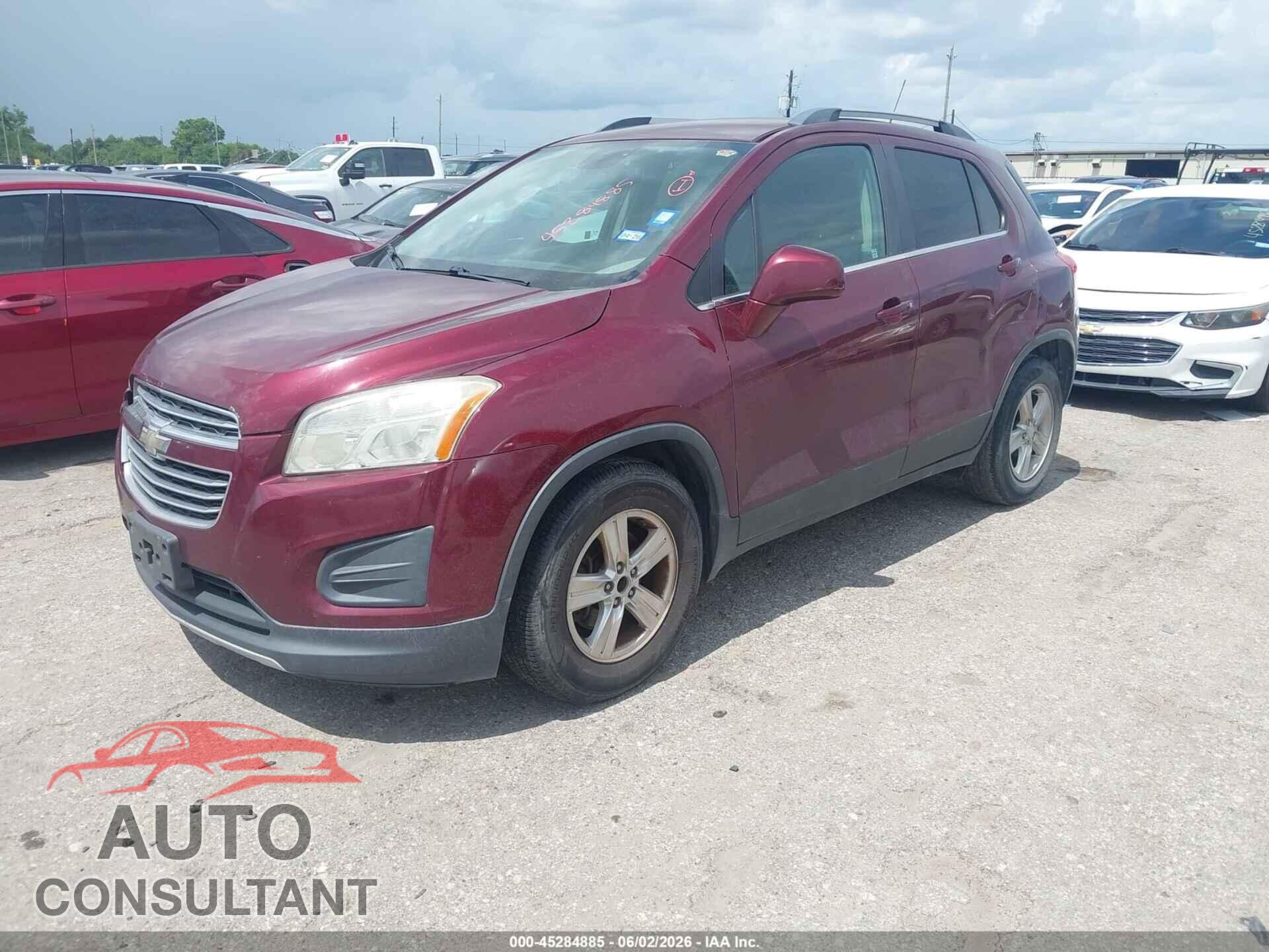 CHEVROLET TRAX 2016 - 3GNCJLSB1GL266741