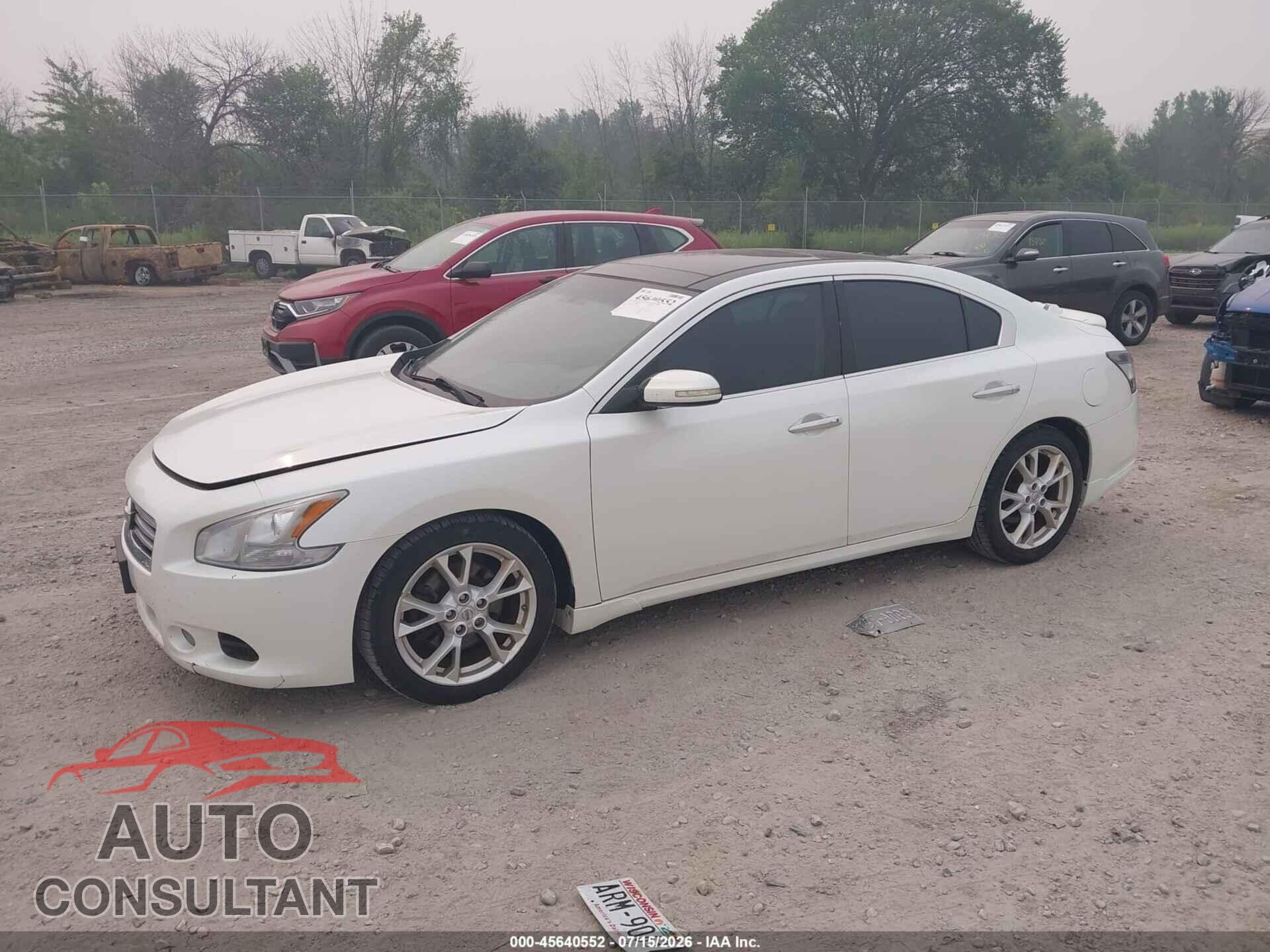 NISSAN MAXIMA 2013 - 1N4AA5AP1DC840745