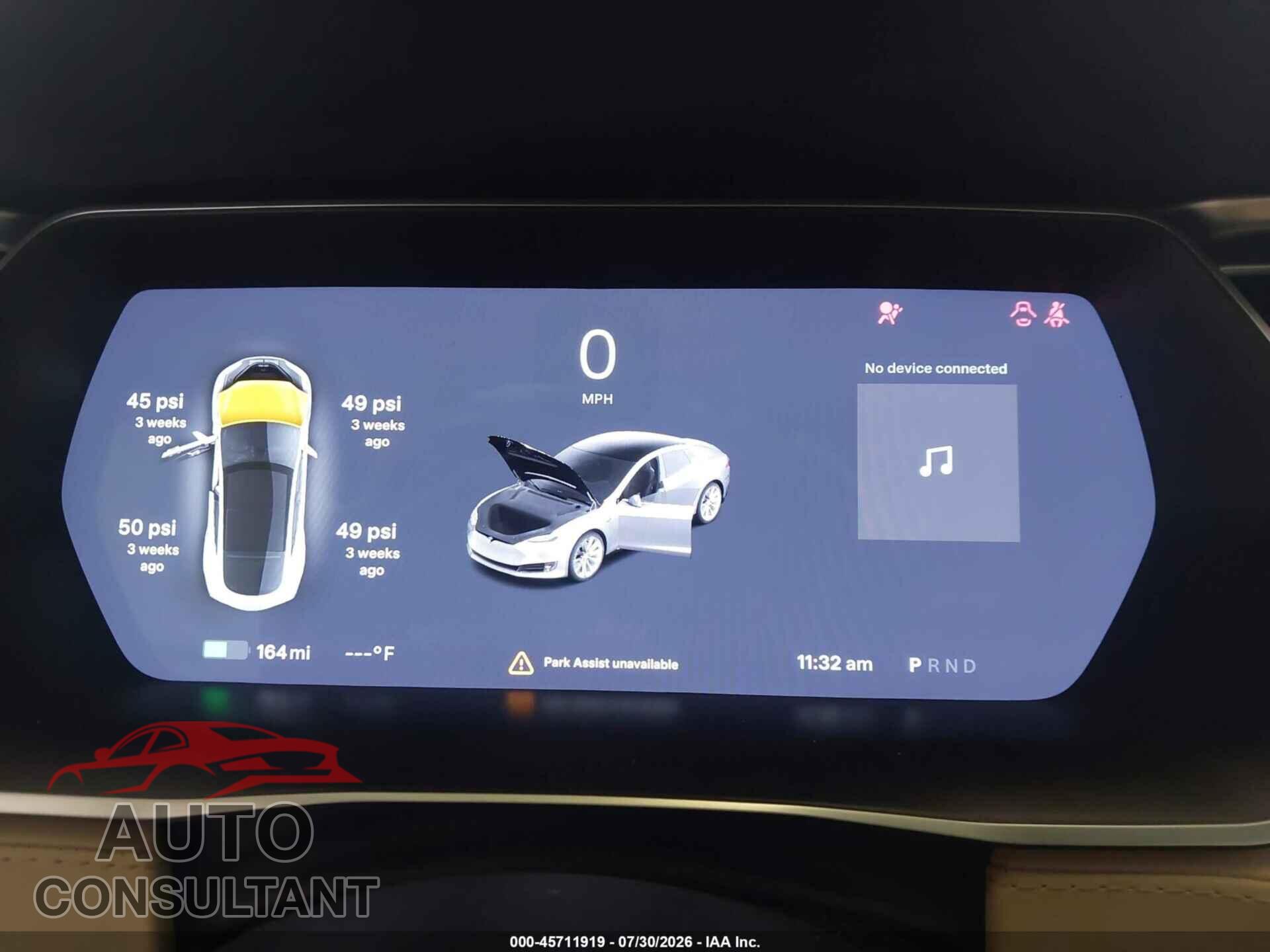TESLA MODEL S 2017 - 5YJSA1E24HF211012
