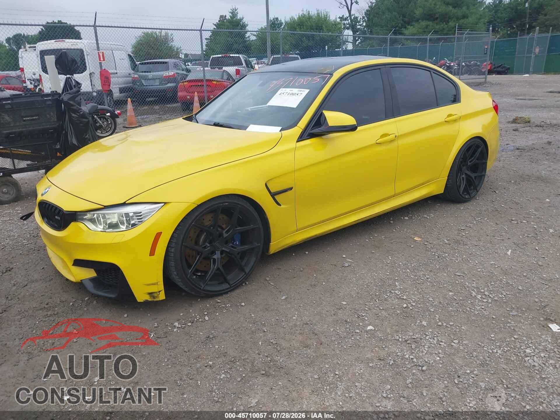 BMW M3 2016 - WBS8M9C54G5E68311
