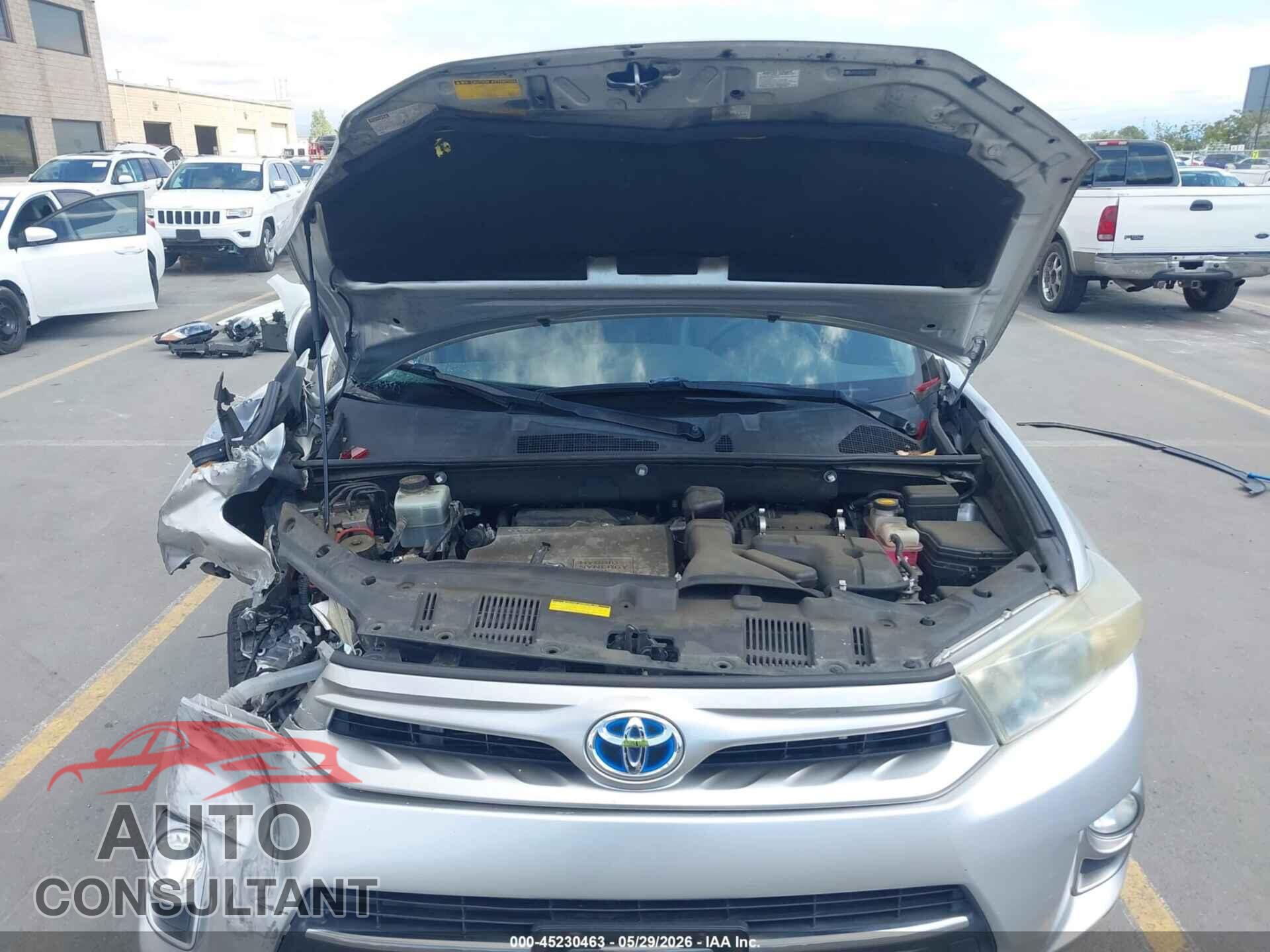 TOYOTA HIGHLANDER HYBRID 2011 - JTEDC3EH4B2003107