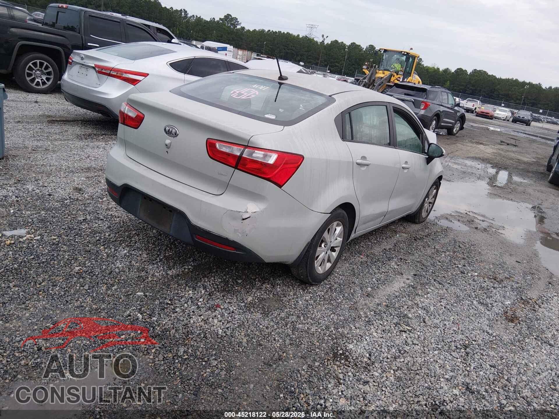 KIA RIO 2013 - KNADN4A38D6283217