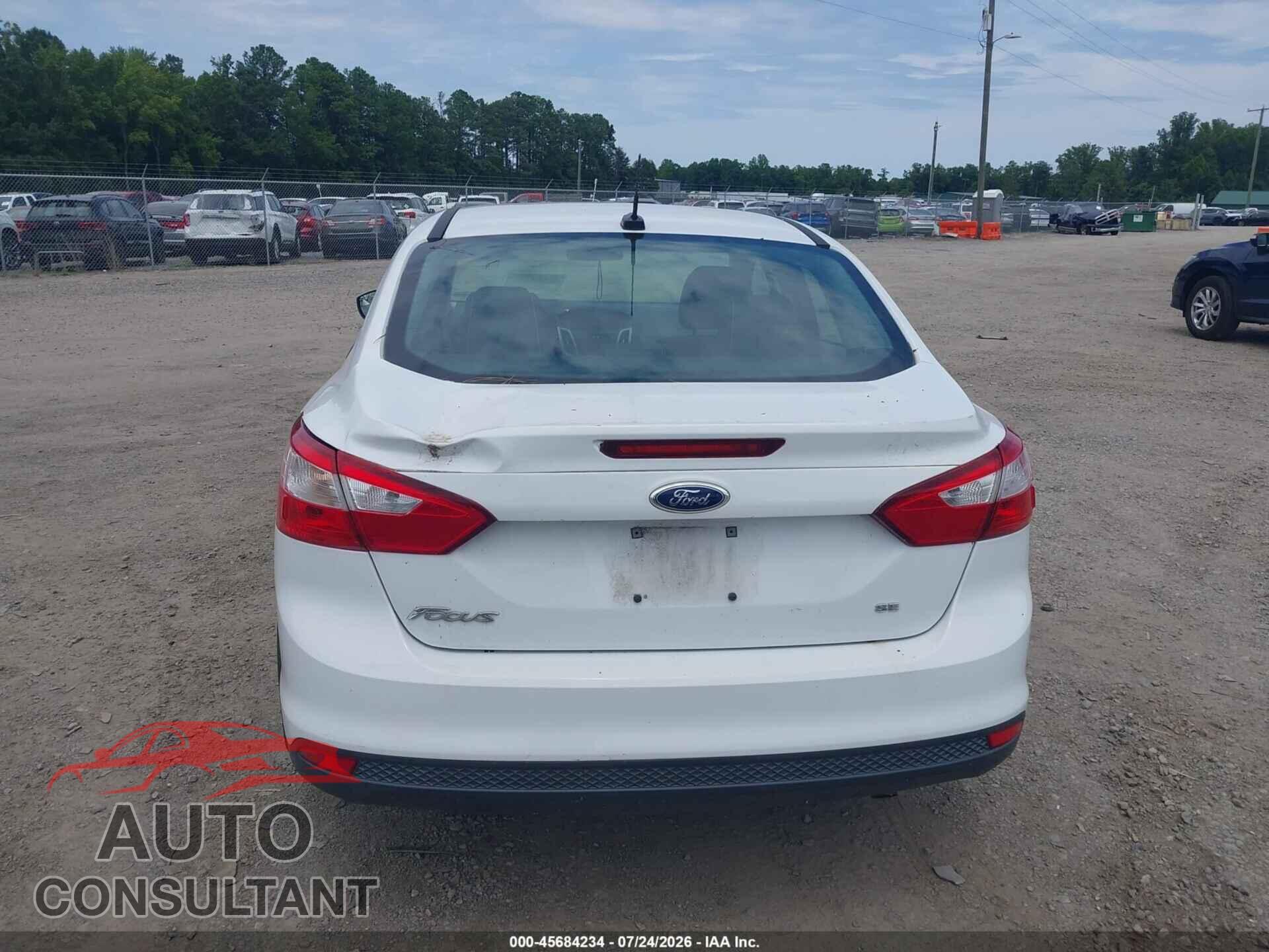 FORD FOCUS 2012 - 1FAHP3F20CL430094