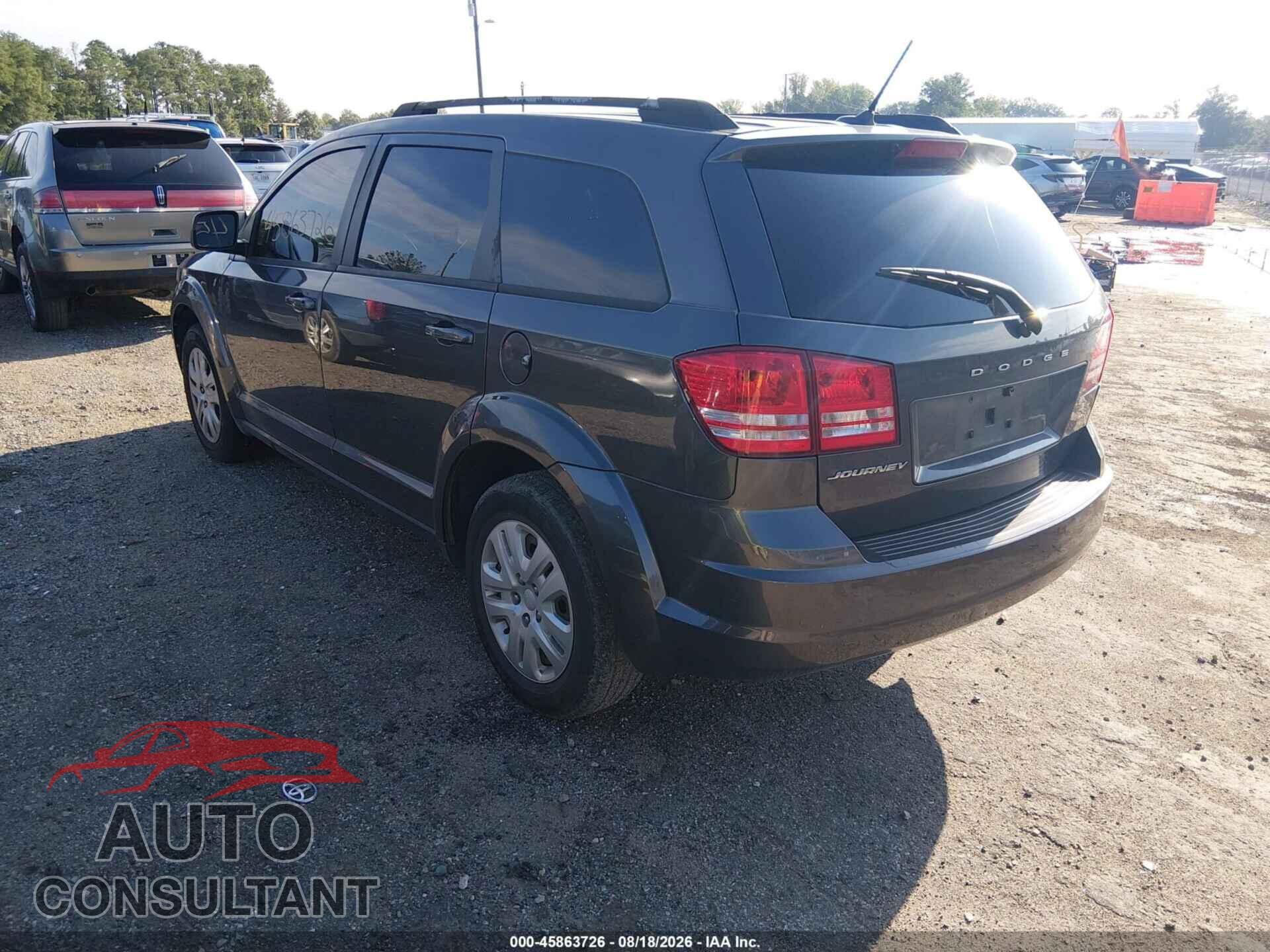 DODGE JOURNEY 2017 - 3C4PDCAB0HT706825